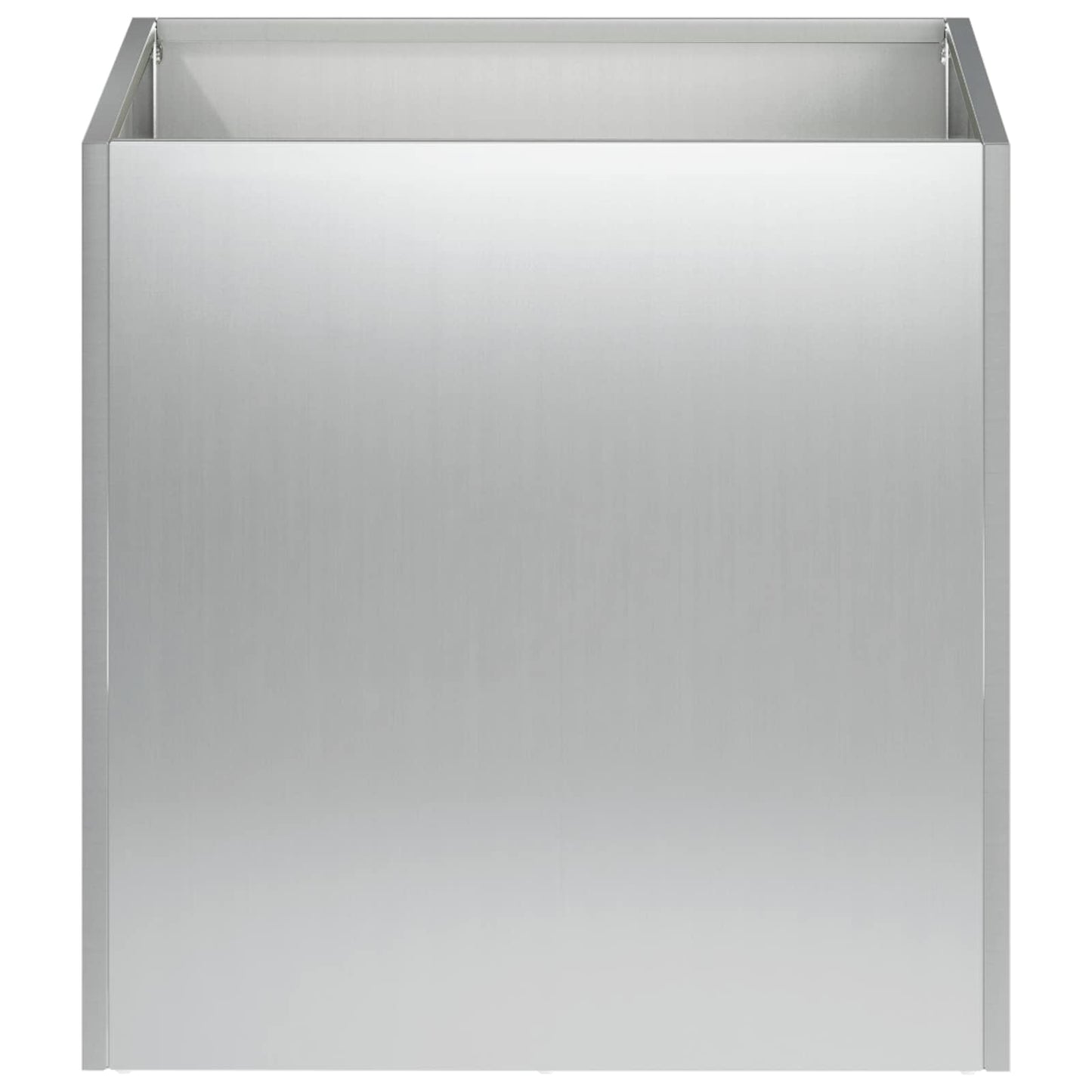 Tuin Bloempot 2 st zilver 35 x 35 x 35 cm Gegalvaniseerd staal is nu te koop bij PeponiXL, paradijselijk wonen!