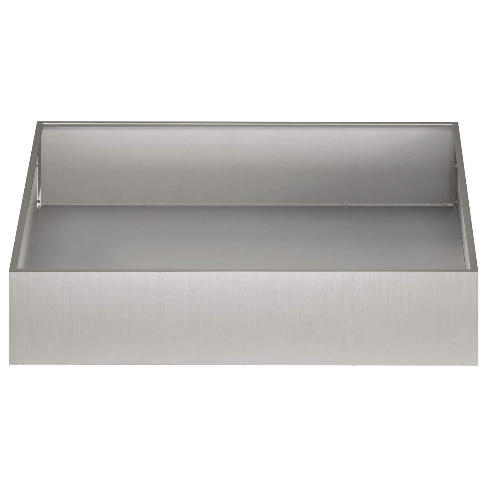 Tuin Bloempot 2 st zilver 80 x 80 x 20 cm Roestvrij staal is nu te koop bij PeponiXL, paradijselijk wonen!
