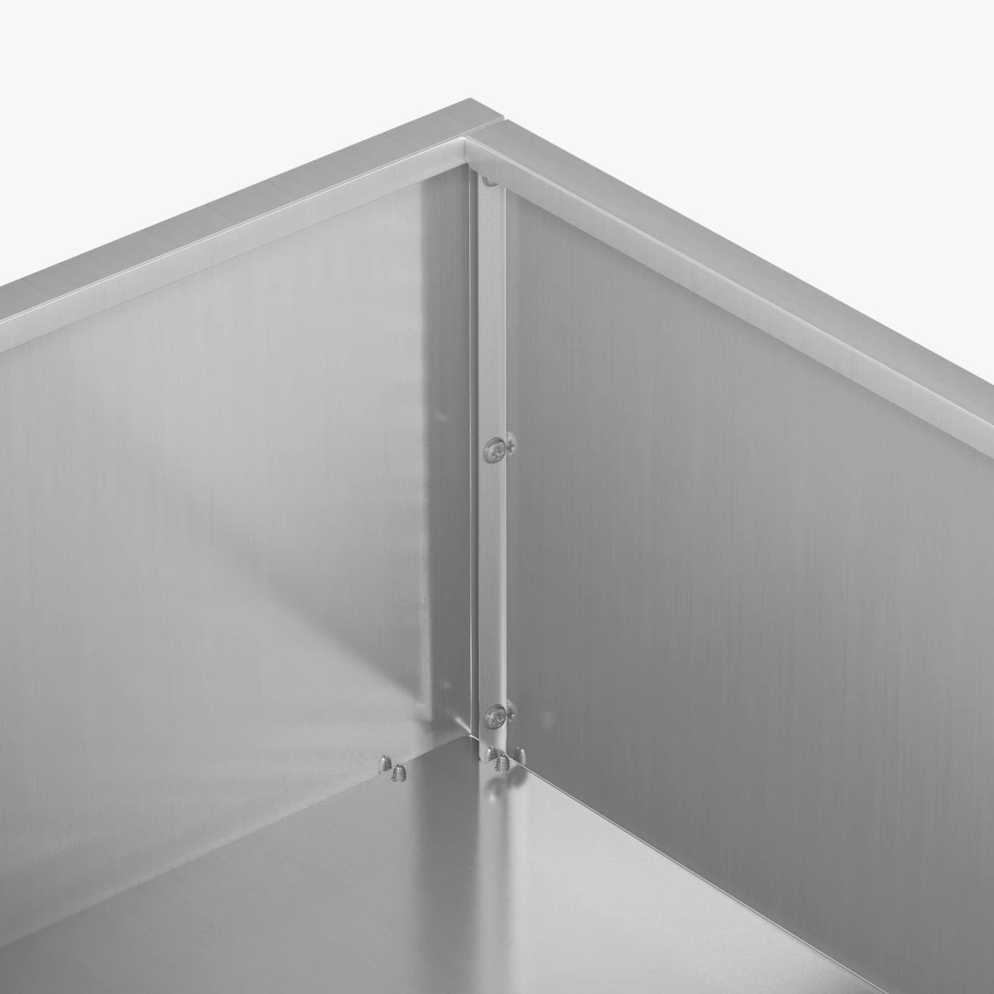 Tuin Bloempot 2 st zilver 80 x 80 x 20 cm Gegalvaniseerd staal is nu te koop bij PeponiXL, paradijselijk wonen!