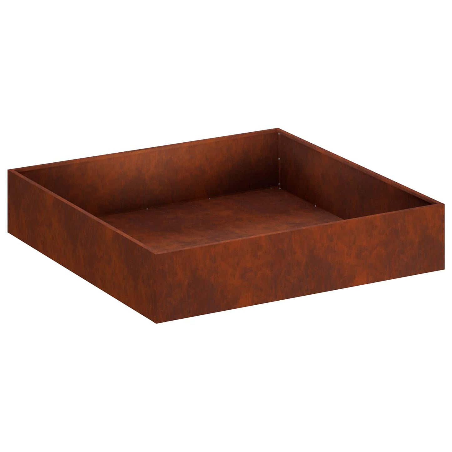 Tuin Bloempot Roestkleurig 80 x 80 x 20 cm weervast staal is nu te koop bij PeponiXL, paradijselijk wonen!