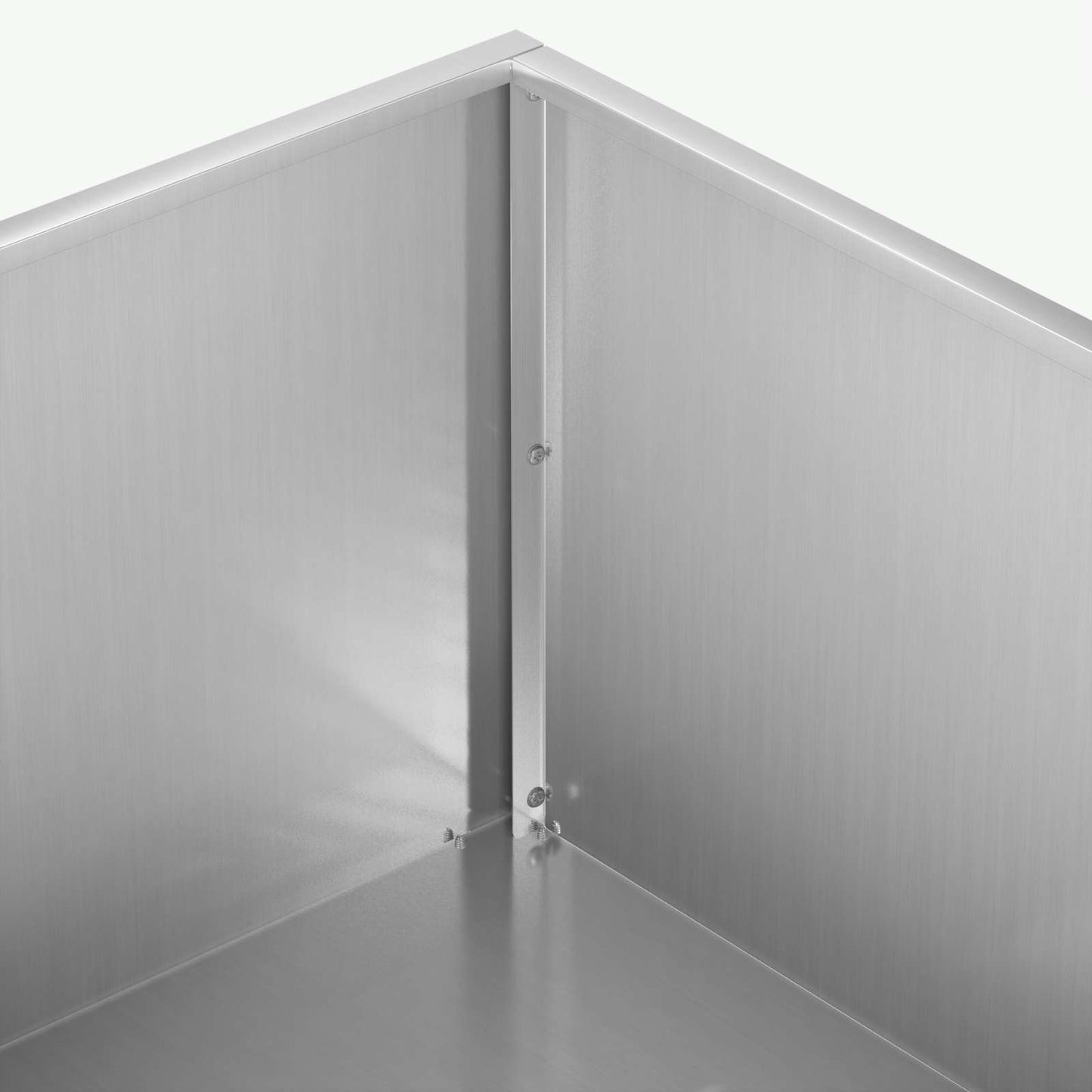 Tuin Bloempot 2 st zilver 80 x 80 x 30 cm Gegalvaniseerd staal is nu te koop bij PeponiXL, paradijselijk wonen!