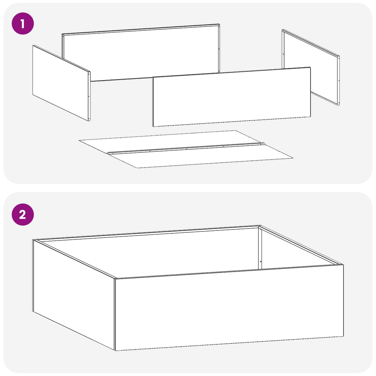 Tuin Bloempot Roestkleurig 80 x 80 x 30 cm weervast staal is nu te koop bij PeponiXL, paradijselijk wonen!