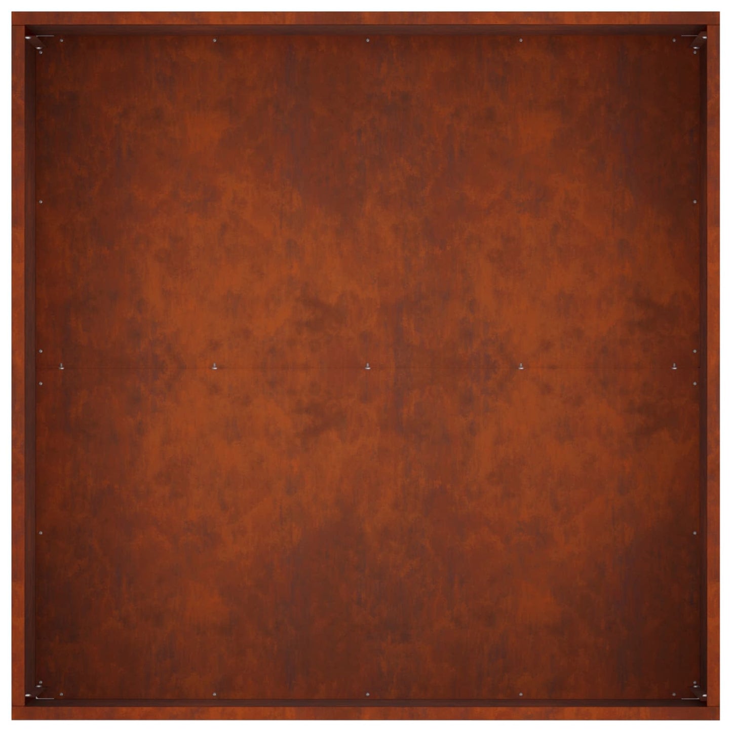 Tuin Bloempot 2 st Roestkleurig 60 x 60 x 40 cm weervast staal is nu te koop bij PeponiXL, paradijselijk wonen!
