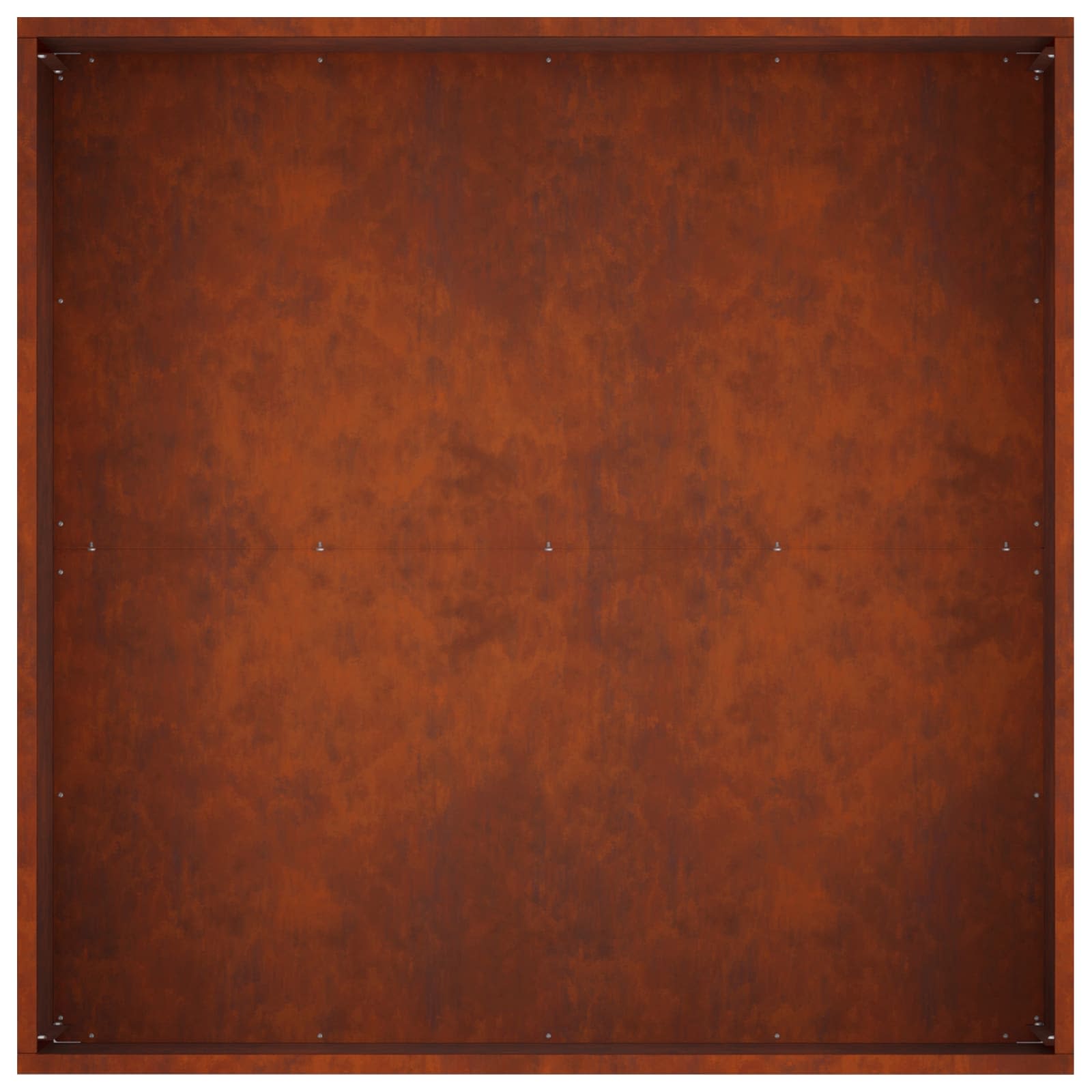 Tuin Bloempot 2 st Roestkleurig 60 x 60 x 40 cm weervast staal is nu te koop bij PeponiXL, paradijselijk wonen!