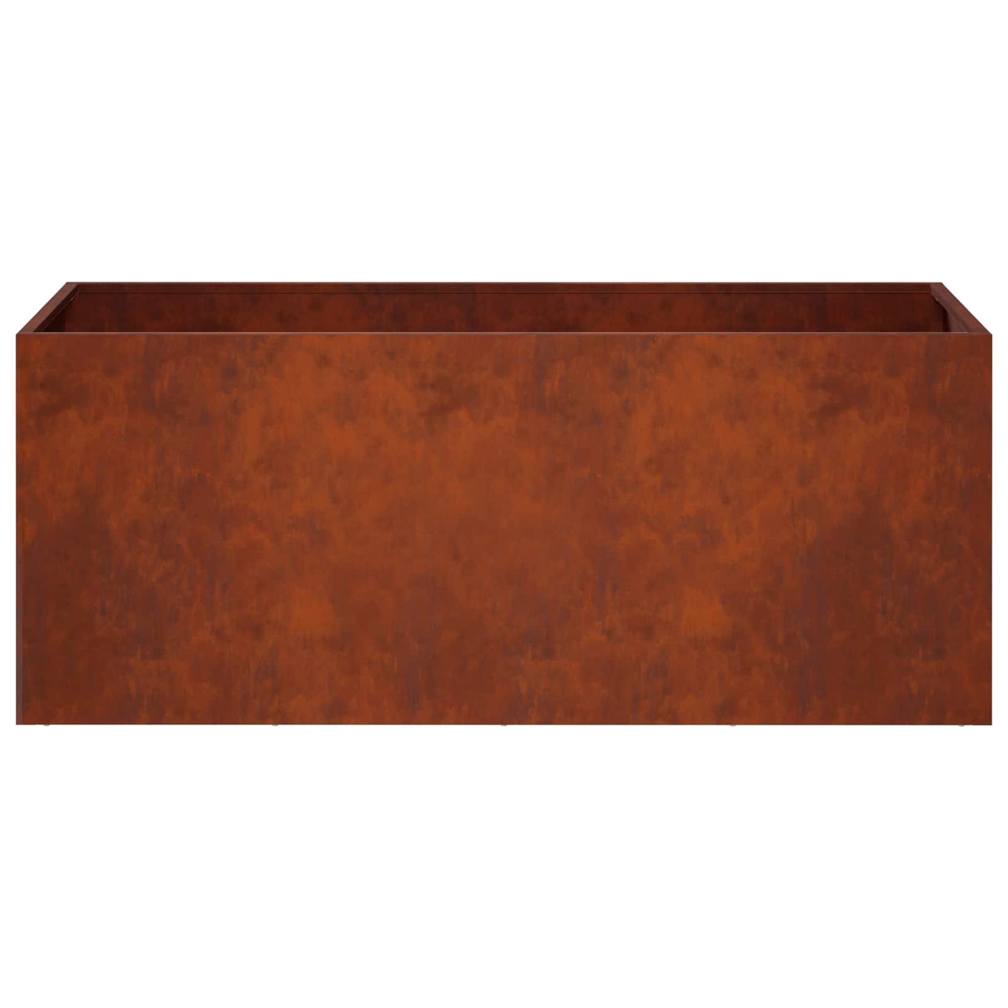 Tuin Bloempot 2 st Roestkleurig 80 x 40 x 40 cm weervast staal is nu te koop bij PeponiXL, paradijselijk wonen!