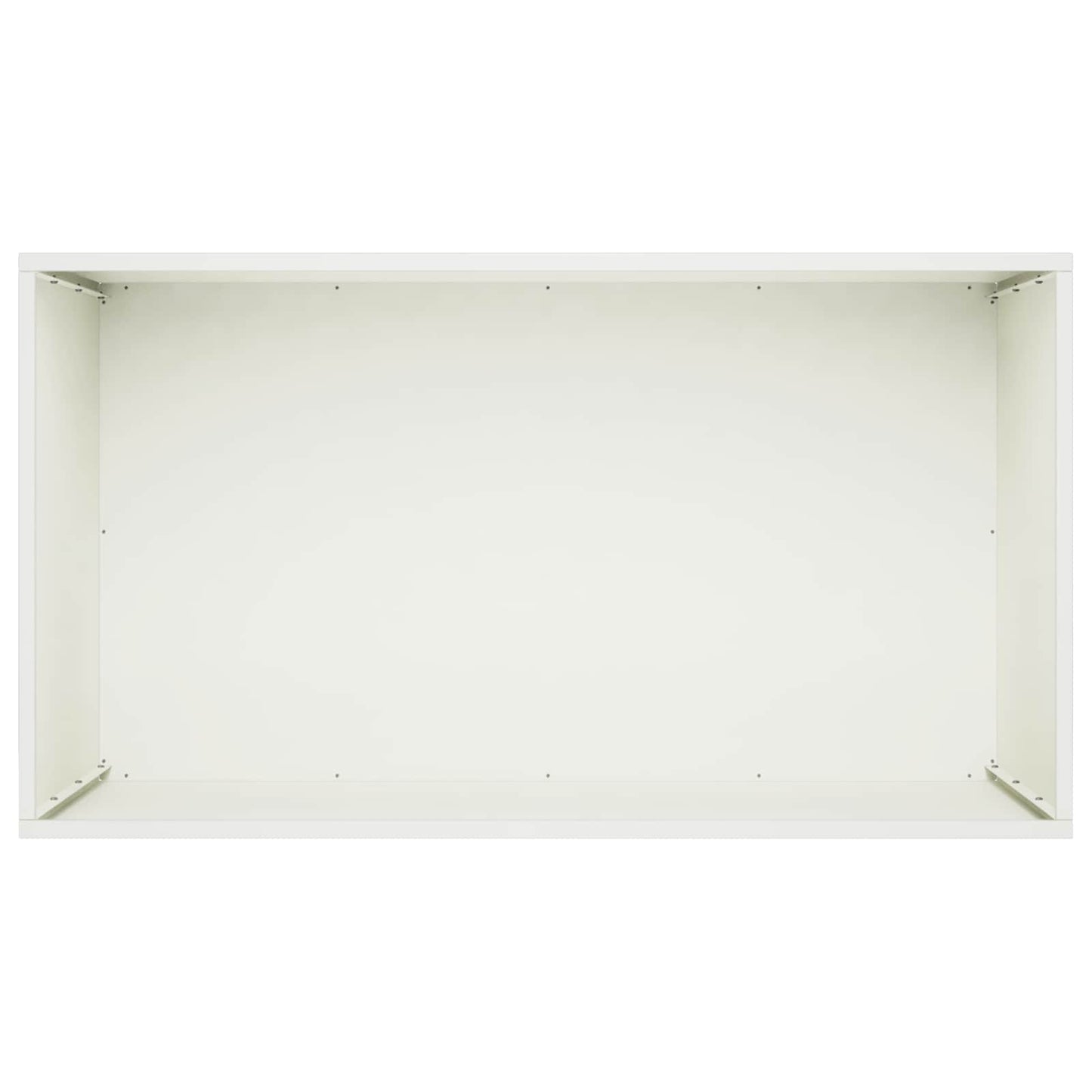 Plantenbak 2 st Wit 80 x 50 x 50 cm Koudgewalst staal