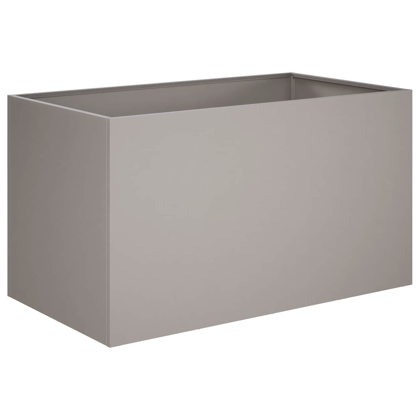 Tuin Bloempot 2 st Roestkleurig 80 x 50 x 50 cm weervast staal is nu te koop bij PeponiXL, paradijselijk wonen!