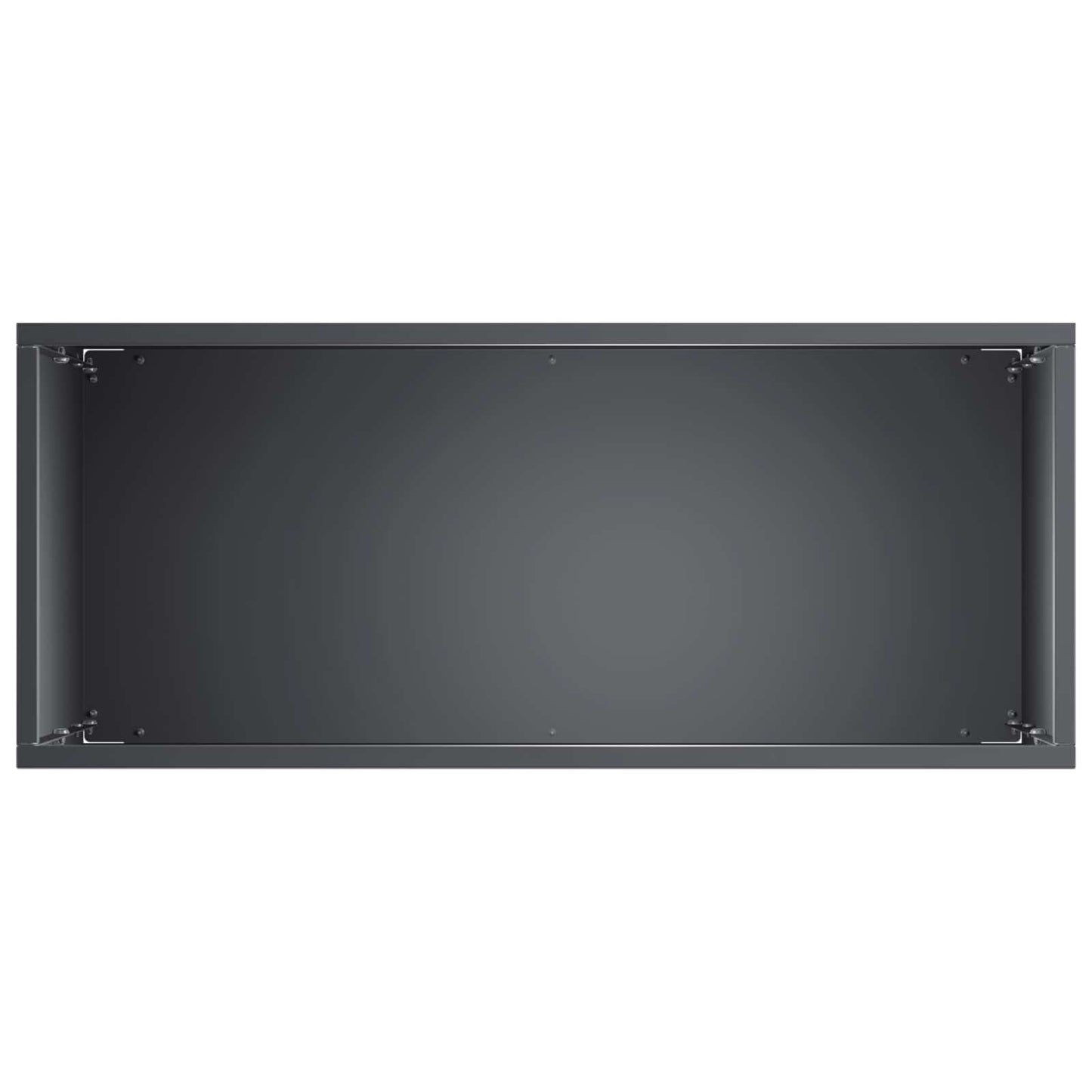 Plantenbak 2 st Antraciet 40 x 20 x 75 cm Koudgewalst staal