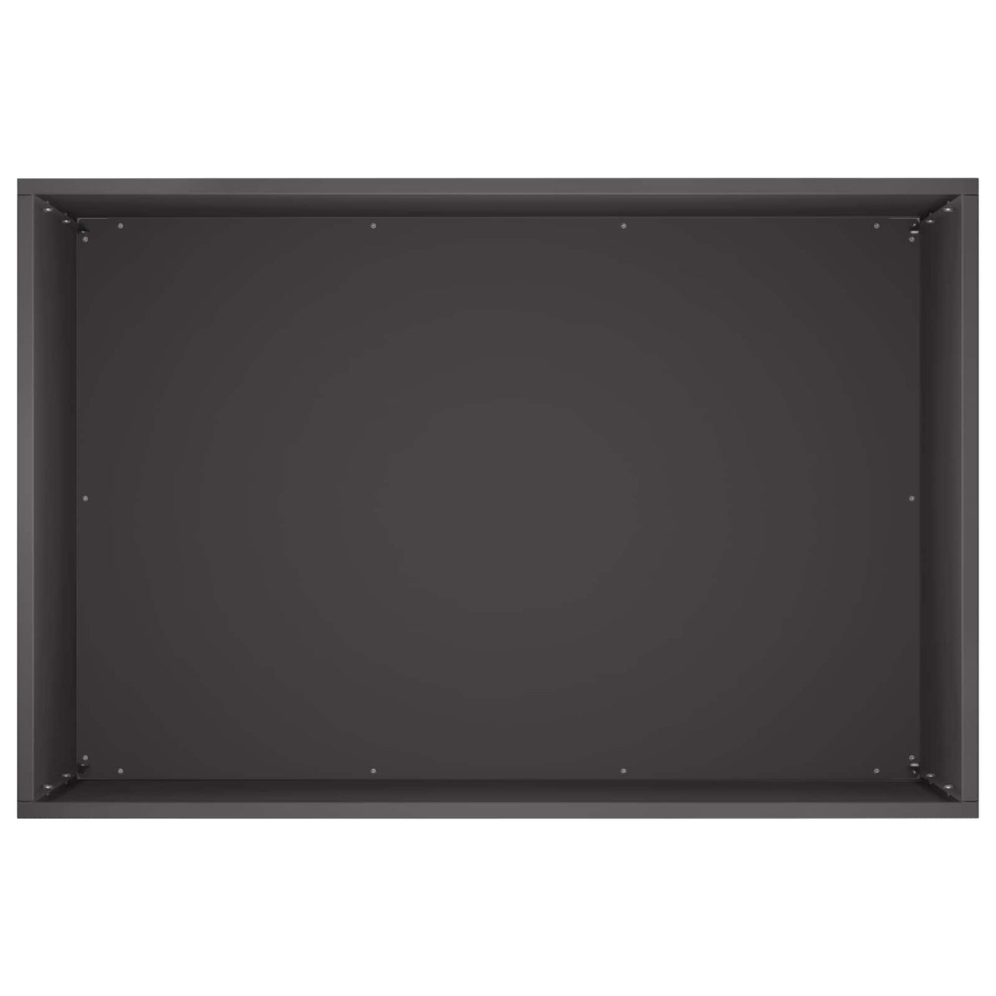 Plantenbak 2 st Zwart 50 x 40 x 50 cm Koudgewalst staal