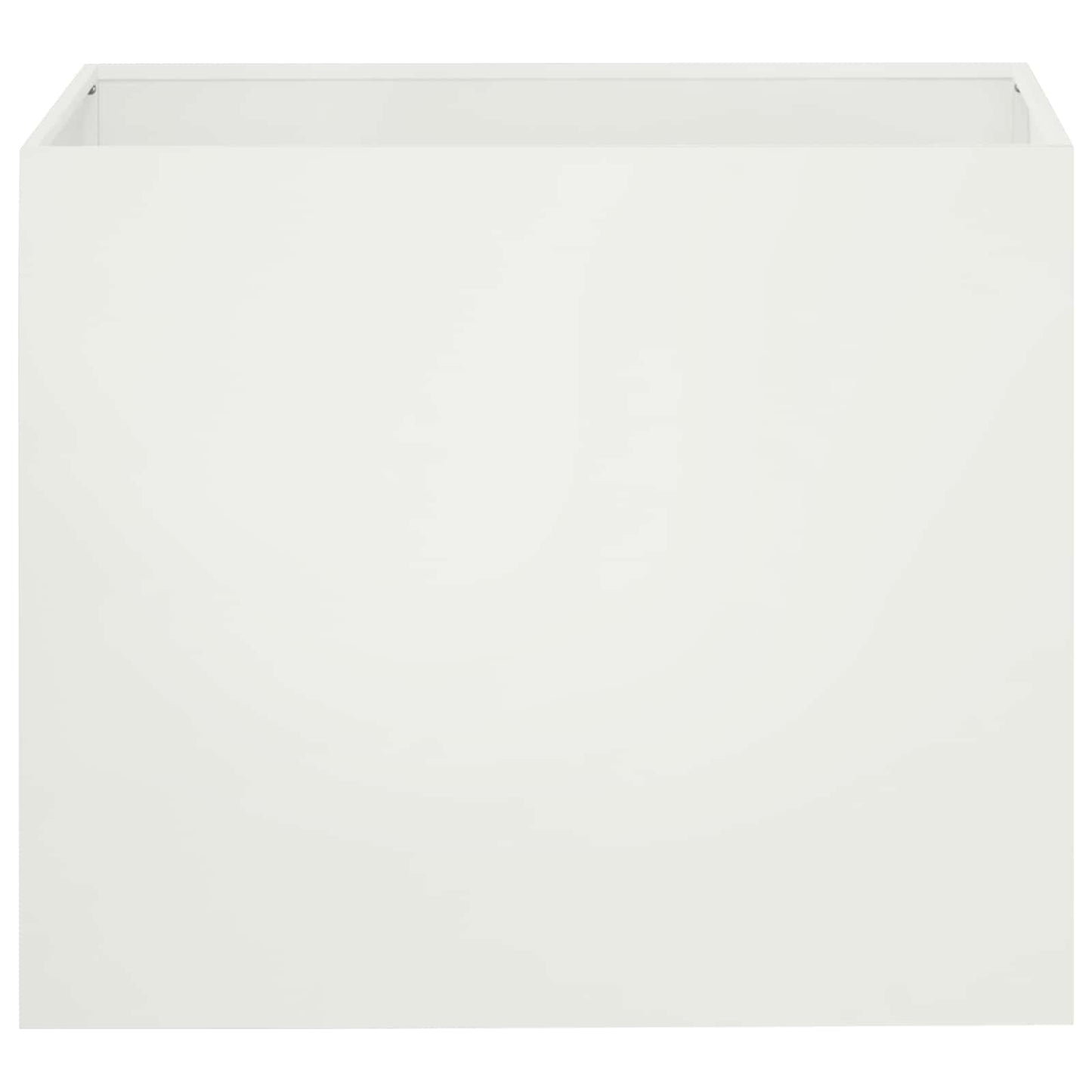 Plantenbak Wit 50 x 40 x 50 cm Koudgewalst staal
