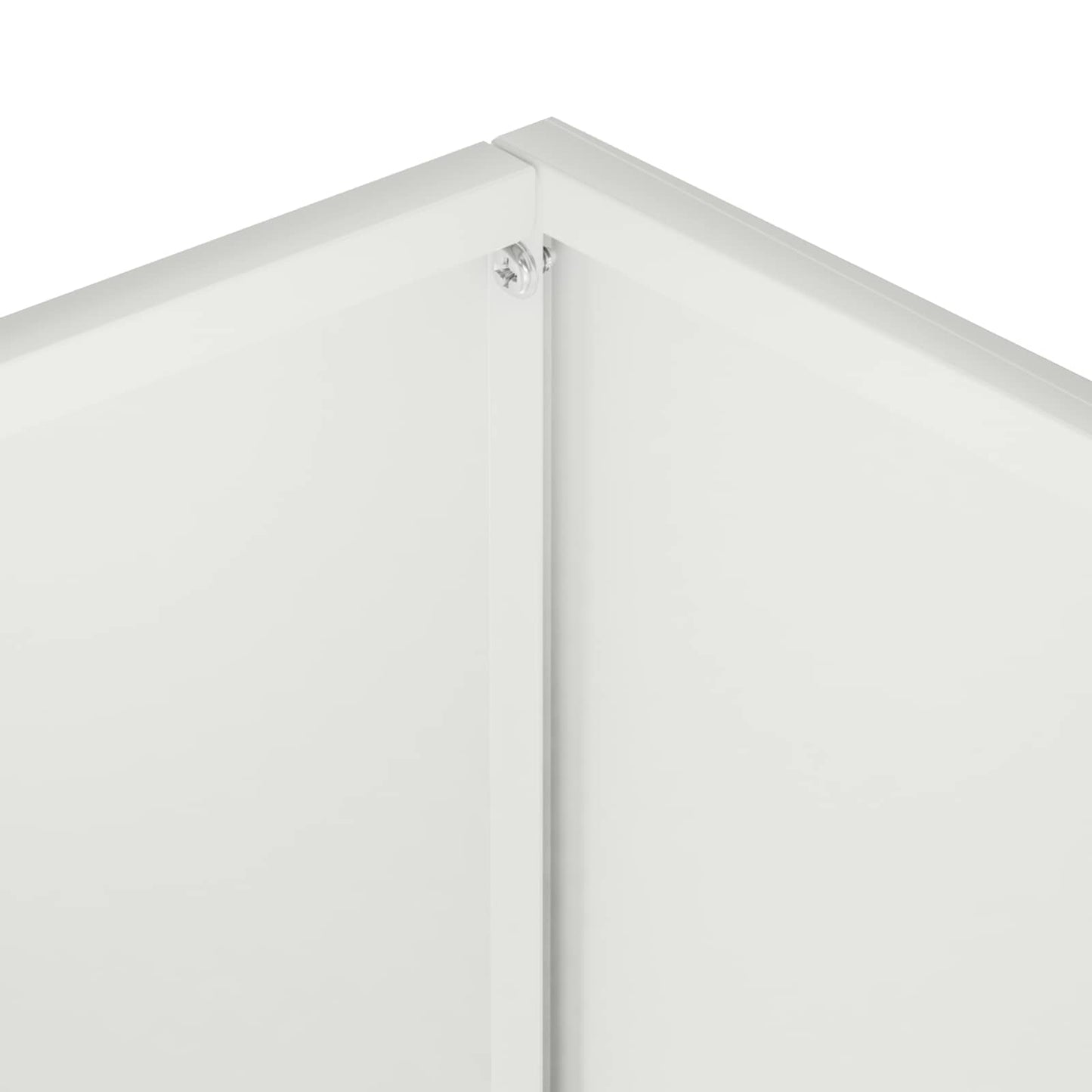 Plantenbak 2 st Wit 50 x 40 x 50 cm Koudgewalst staal