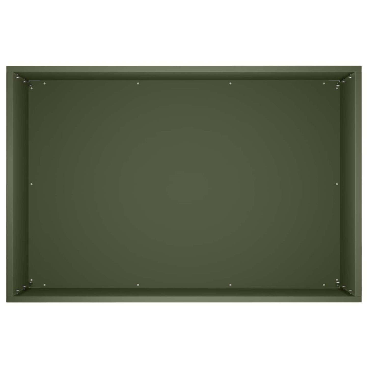 Plantenbak Olijfgroen 50 x 40 x 50 cm Koudgewalst staal