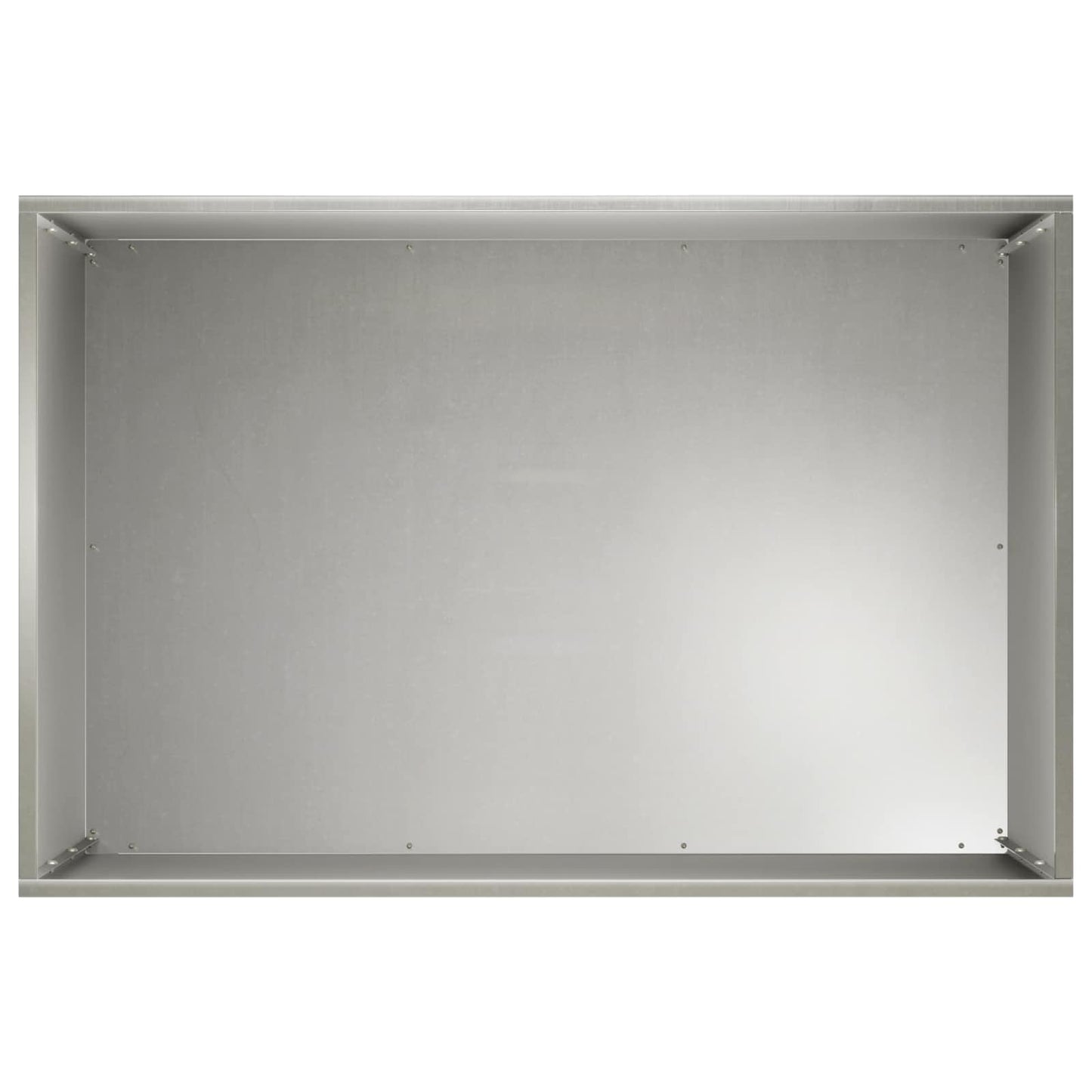 Plantenbak zilver 50 x 40 x 50 cm Roestvrij staal