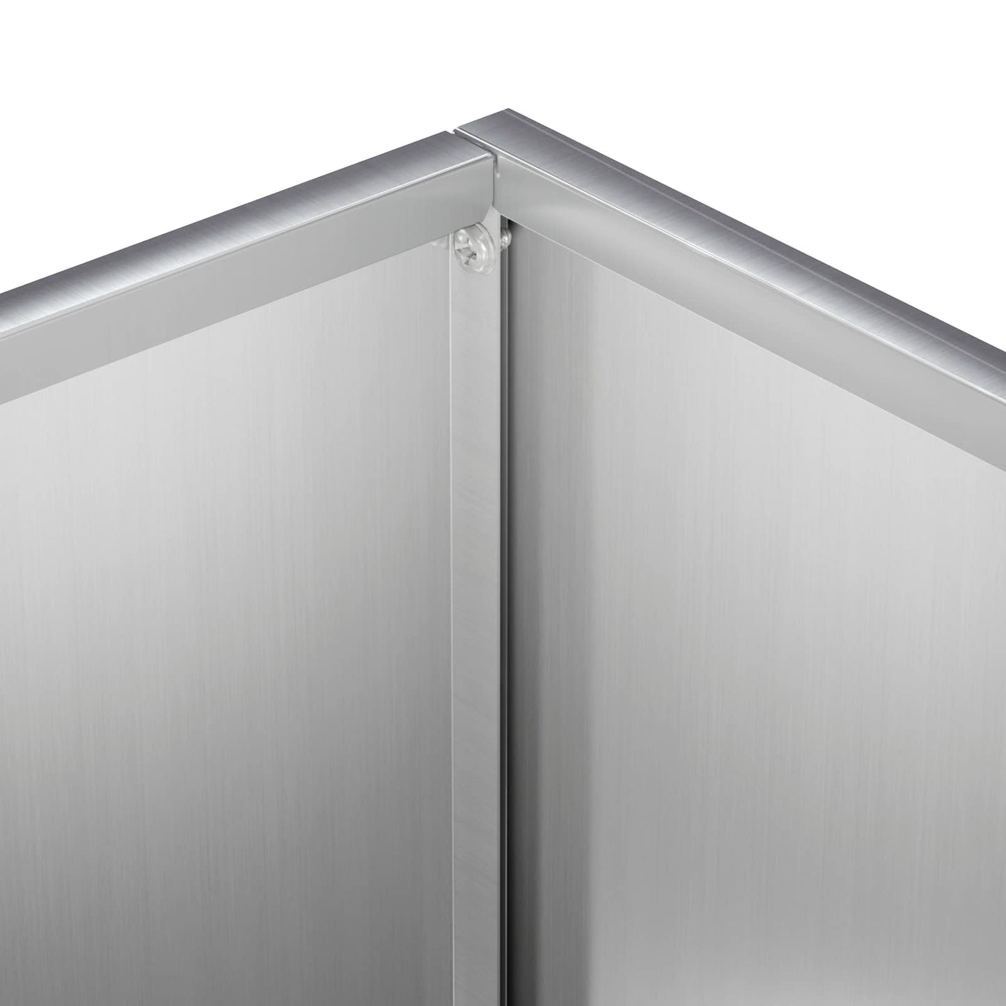 Plantenbak 2 st zilver 50 x 40 x 50 cm Gegalvaniseerd staal
