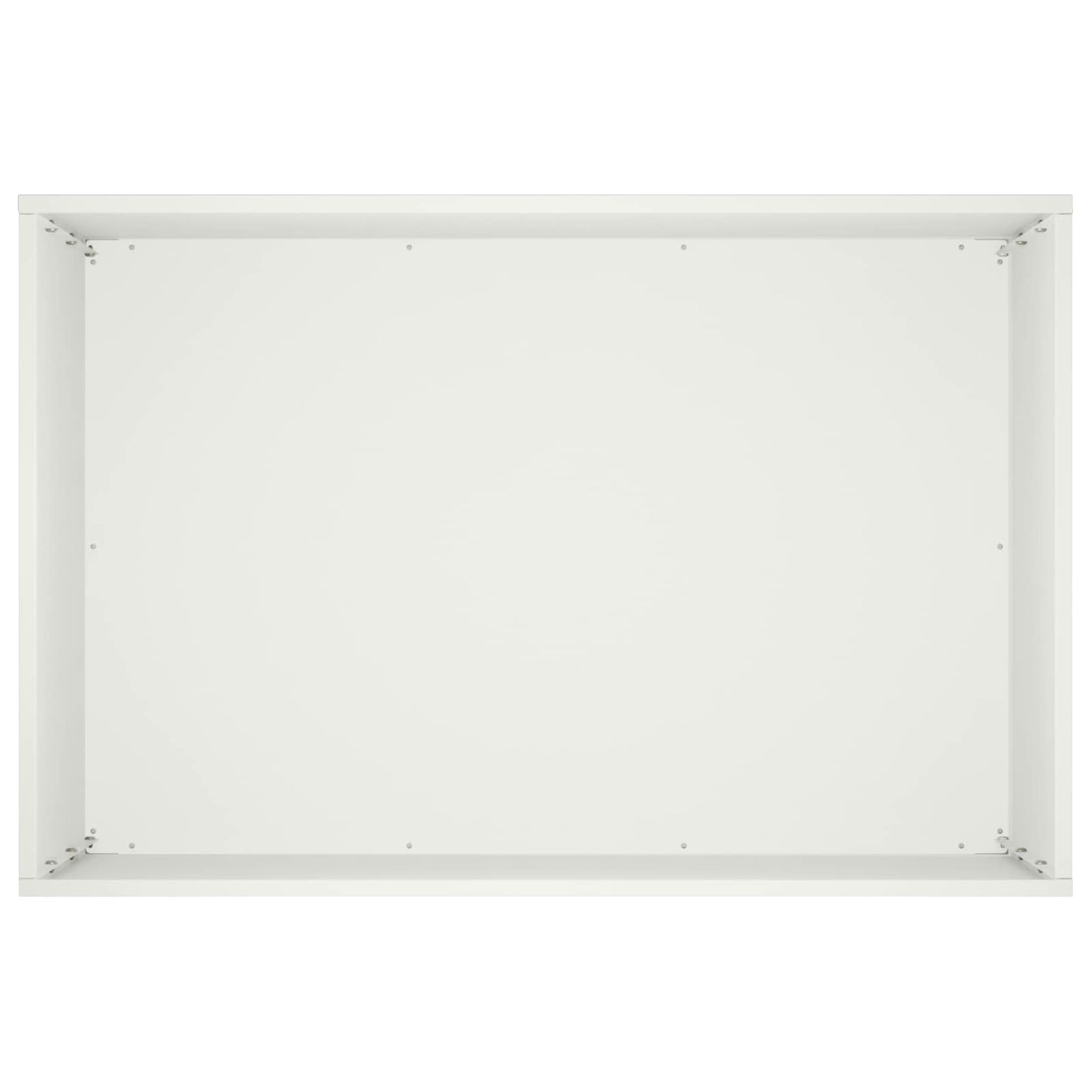 Plantenbak 2 st Wit 60 x 40 x 50 cm Koudgewalst staal