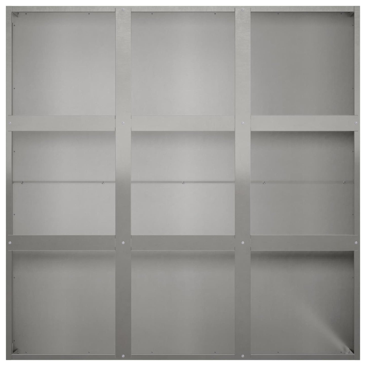 Plantenbak zilver 100 x 100 x 50 cm Roestvrij staal is nu te koop bij PeponiXL, paradijselijk wonen!