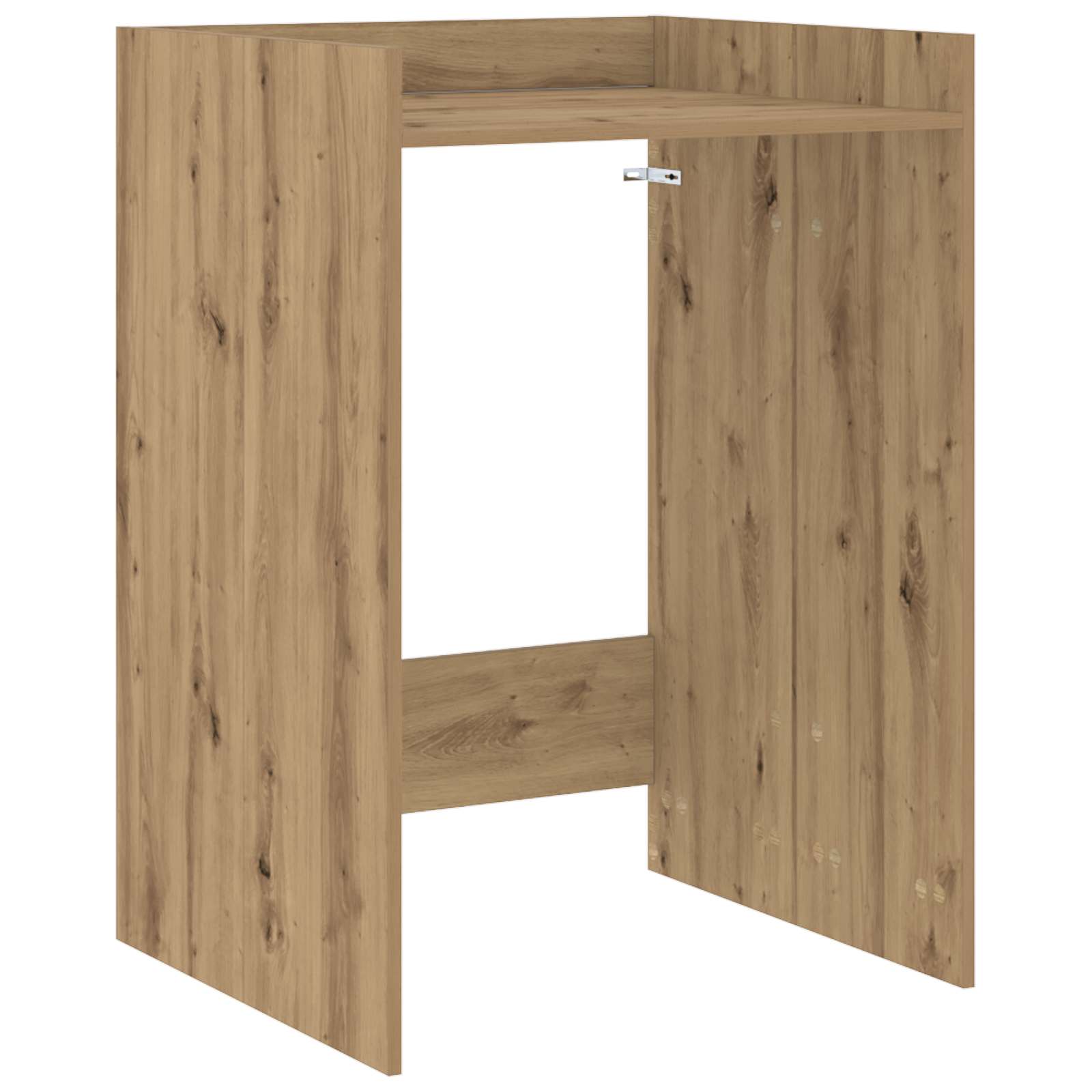 Wasmachinekast met opslag Ambachtelijk eiken 67,5 x 62 x 97 cm is nu te koop bij PeponiXL, paradijselijk wonen!