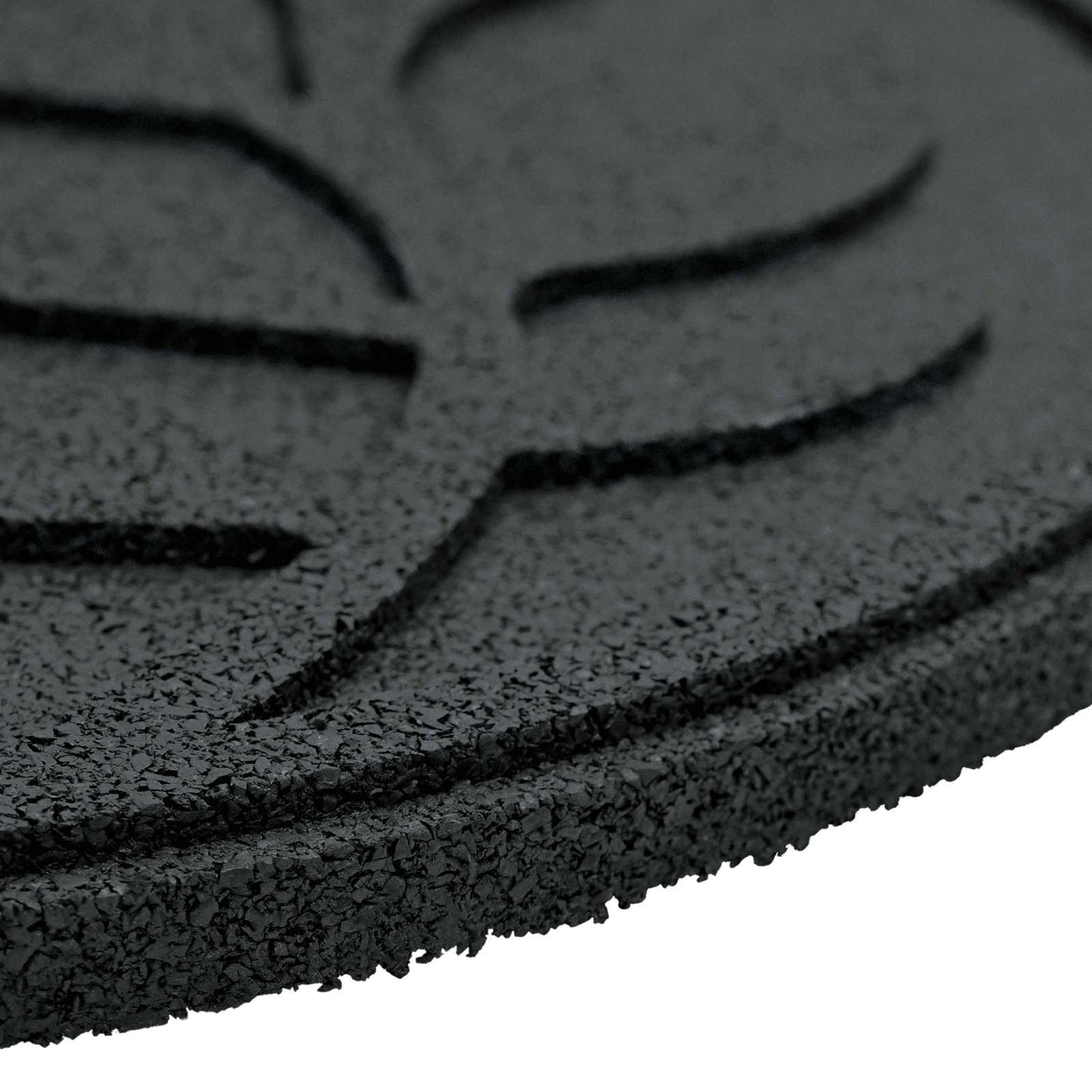 Stapsteen 6 pcs Zwart Ø 44 x 2 cm Rubber is nu te koop bij PeponiXL, paradijselijk wonen!