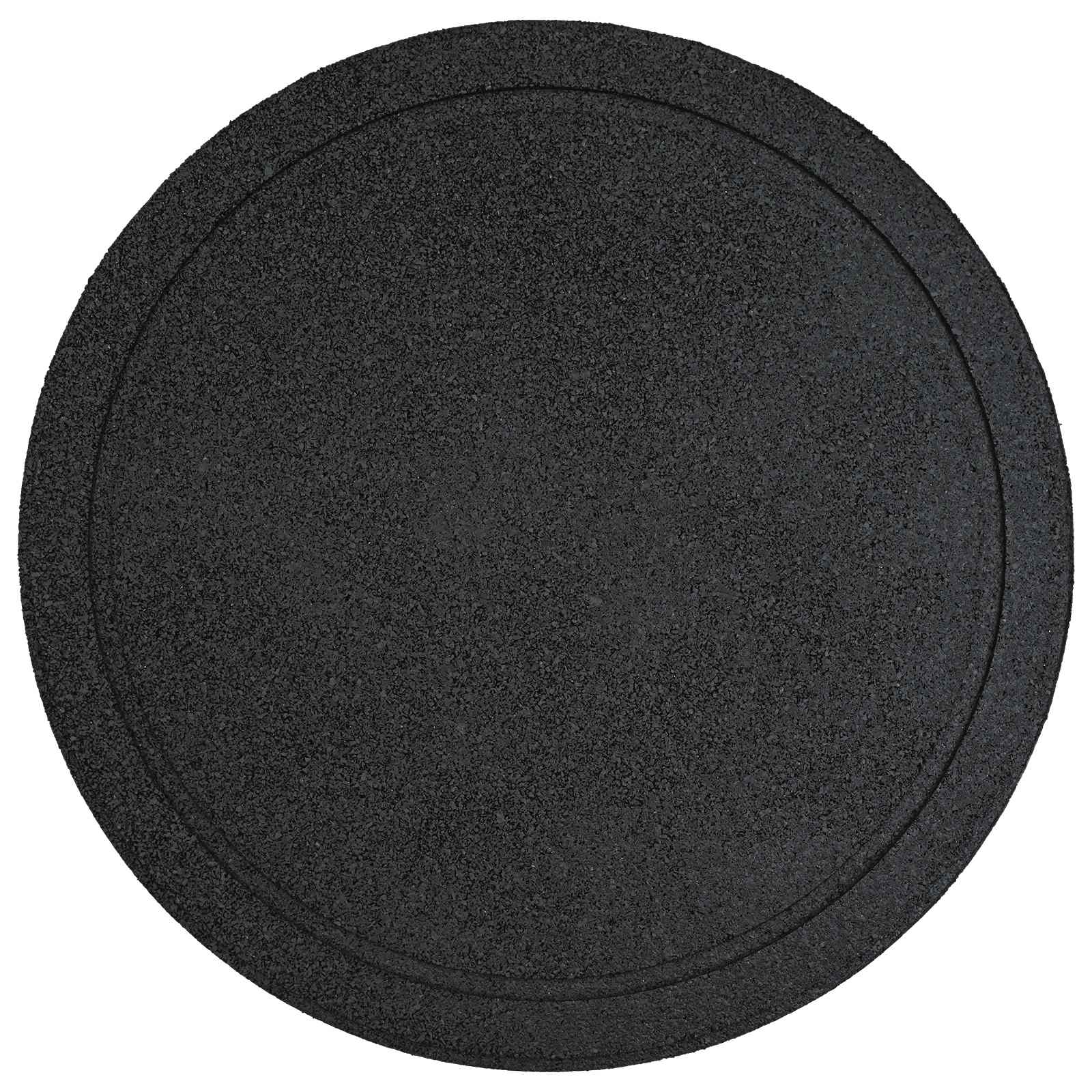 Stapsteen 6 pcs Zwart Ø 44 x 2 cm Rubber is nu te koop bij PeponiXL, paradijselijk wonen!