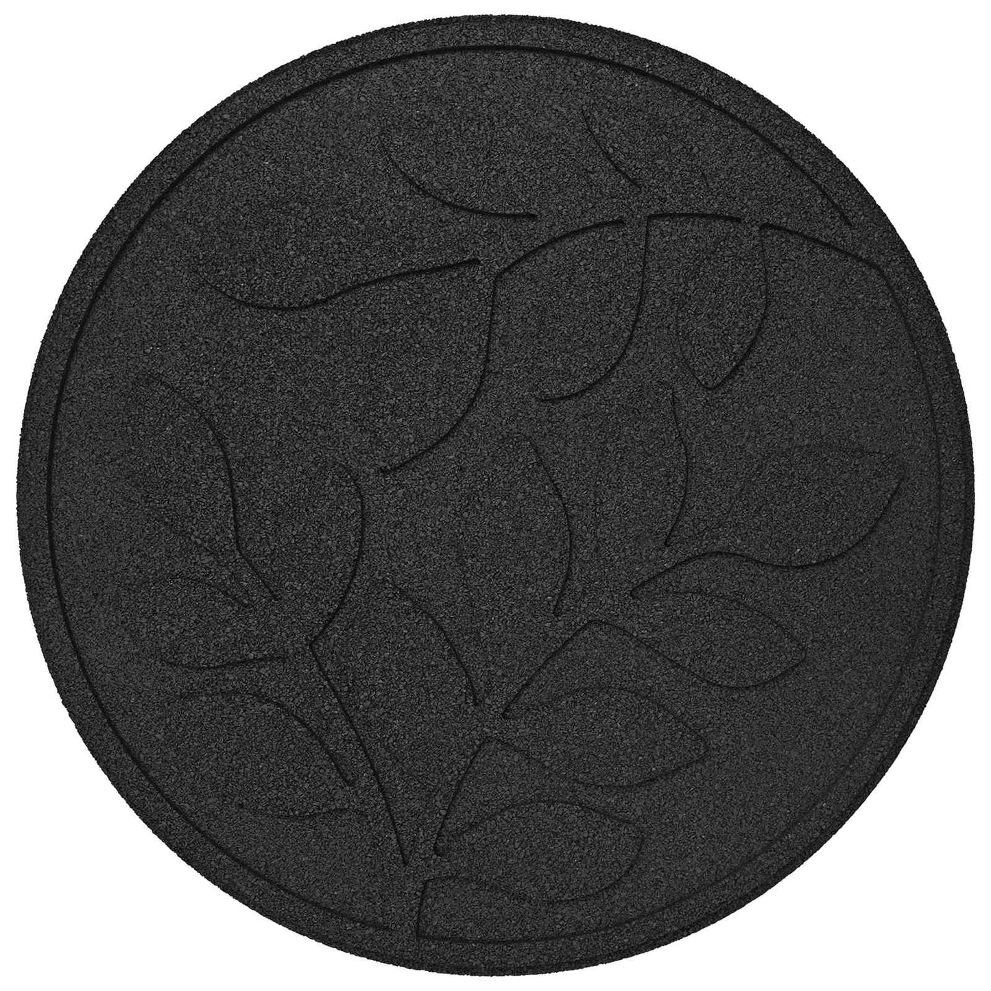 Stapsteen 6 pcs Zwart Ø 44 x 2 cm Rubber is nu te koop bij PeponiXL, paradijselijk wonen!