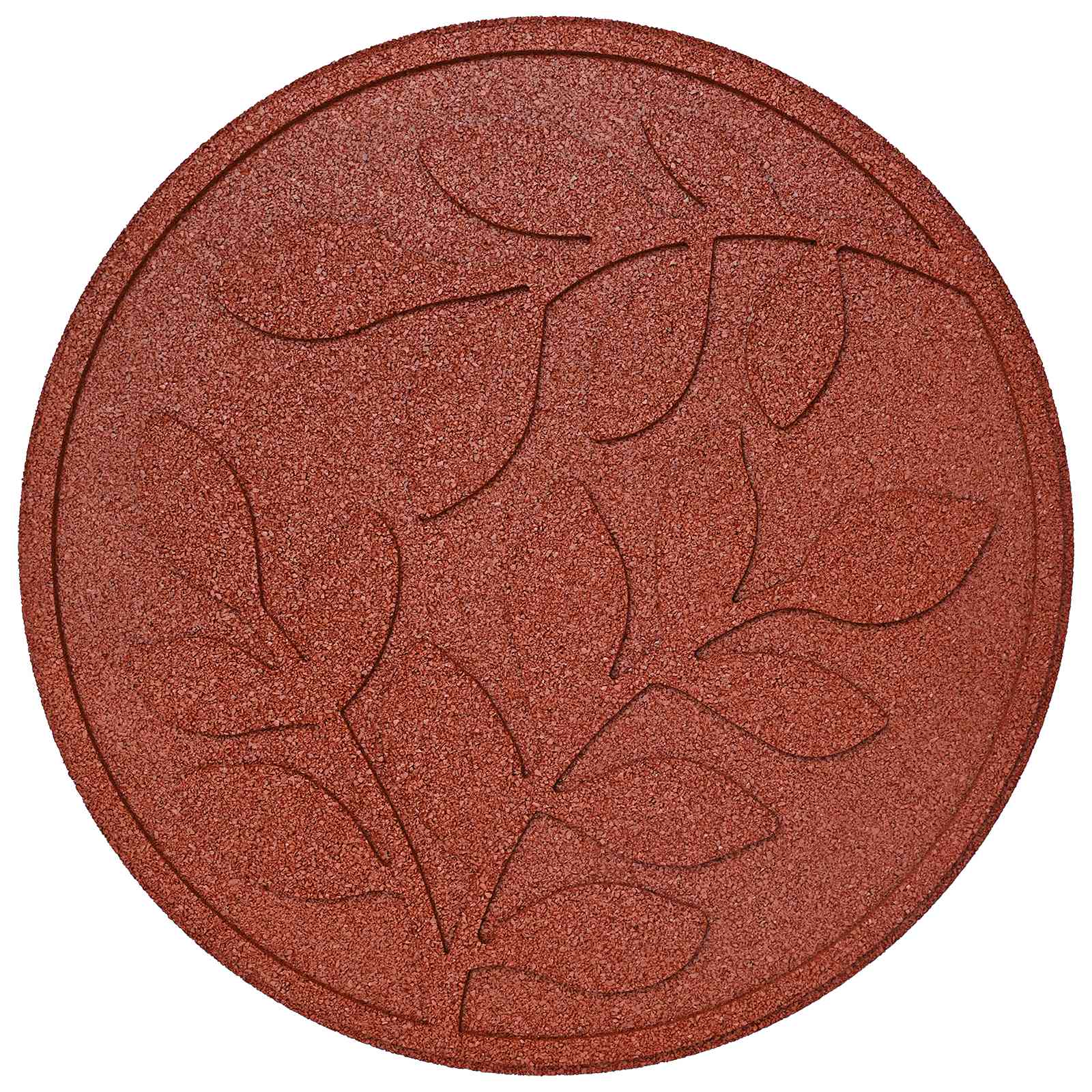 Stapsteen 6 pcs Rood Ø 44 x 2 cm Rubber is nu te koop bij PeponiXL, paradijselijk wonen!