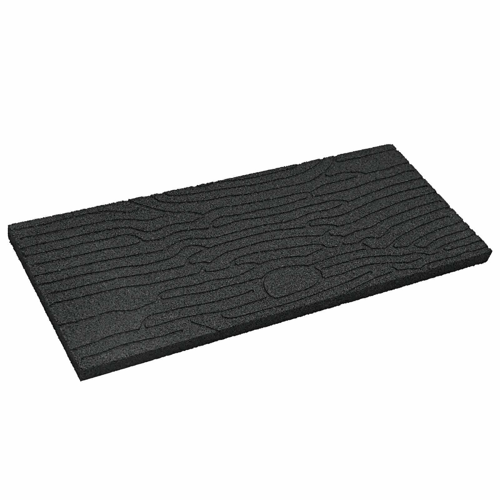 Stapsteen 6 pcs Zwart 60,5 x 25 x 2 cm Rubber is nu te koop bij PeponiXL, paradijselijk wonen!