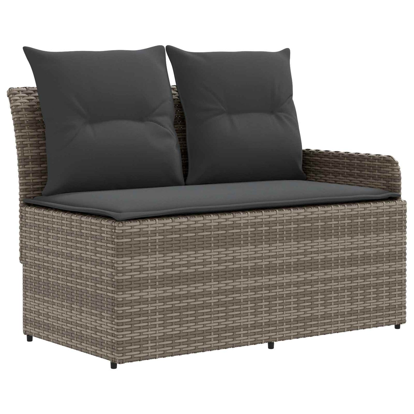 Meubelsets met kussen 6 pcs Grijs en Donkergrijs PE Rattan is nu te koop bij PeponiXL, paradijselijk wonen!
