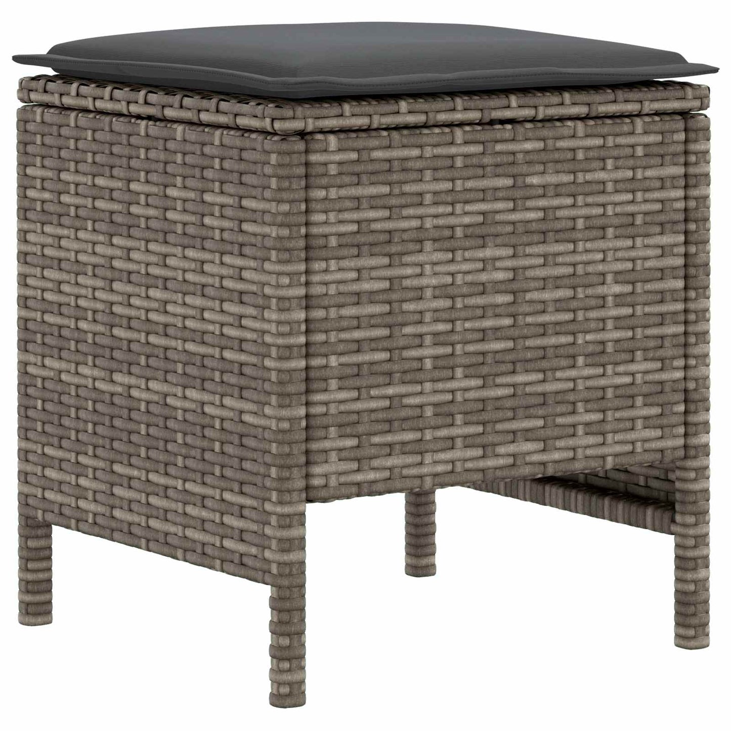Meubelsets met kussen 6 pcs Grijs en Donkergrijs PE Rattan is nu te koop bij PeponiXL, paradijselijk wonen!