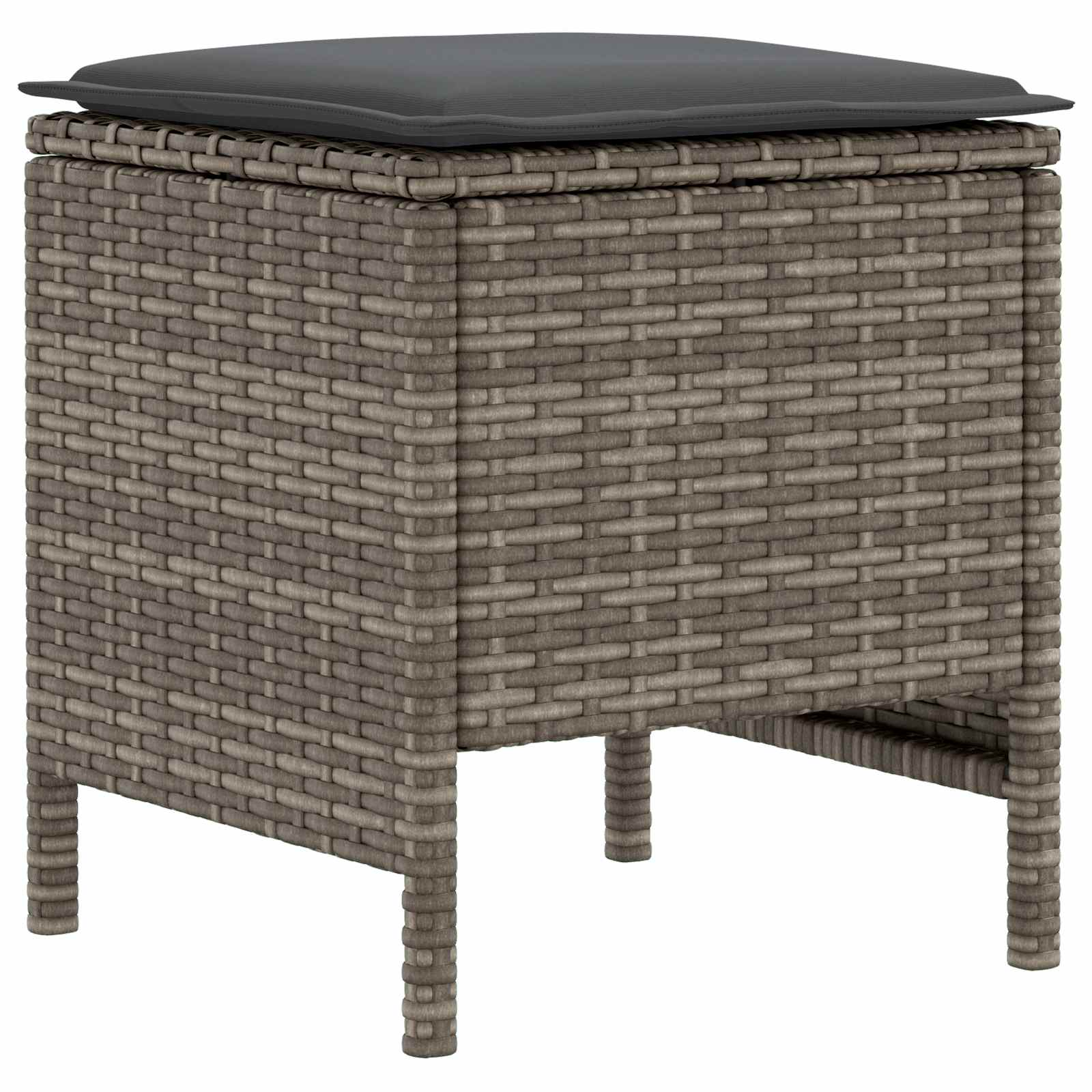 Meubelsets met kussen 6 pcs Grijs en Donkergrijs PE Rattan is nu te koop bij PeponiXL, paradijselijk wonen!