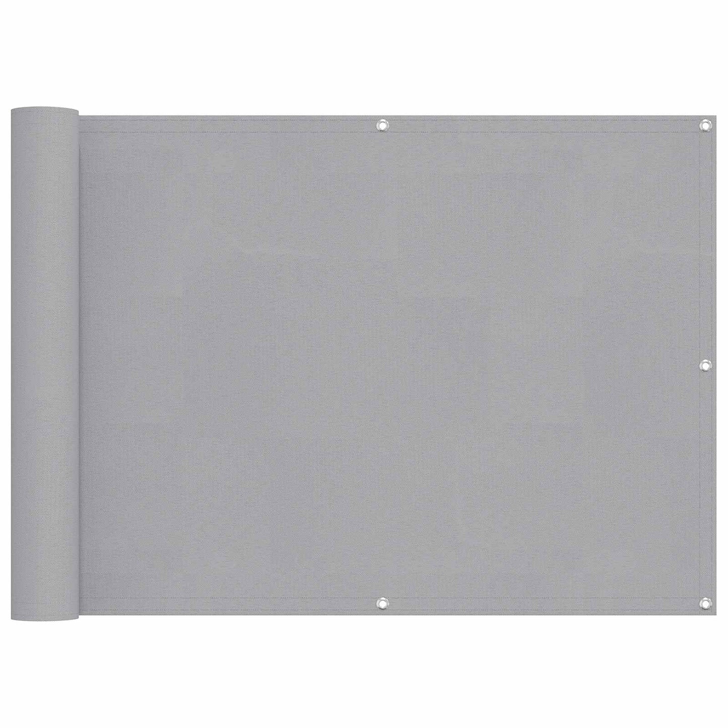 Balkon Scherm Lichtgrijs 75 x 200 cm PU gecoat oxford alu is nu te koop bij PeponiXL, paradijselijk wonen!