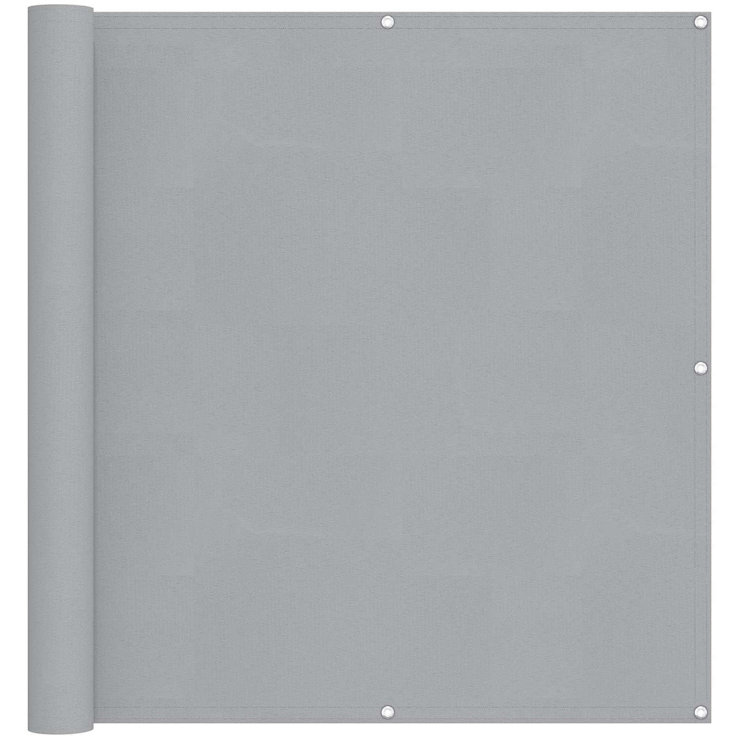 Balkon Scherm Lichtgrijs 110 x 800 cm Oxford Stof is nu te koop bij PeponiXL, paradijselijk wonen!