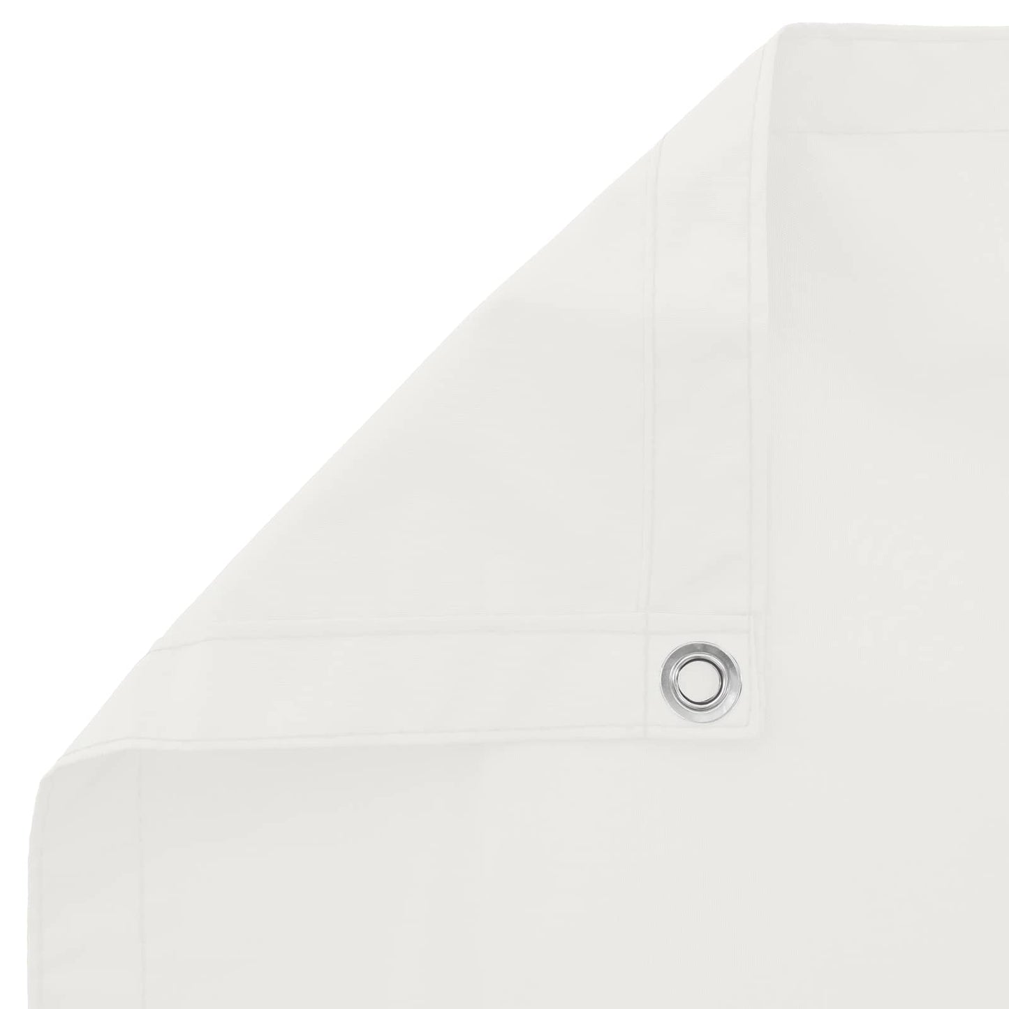 Balkon Scherm Wit 75 x 200 cm PU gecoat oxford alu is nu te koop bij PeponiXL, paradijselijk wonen!