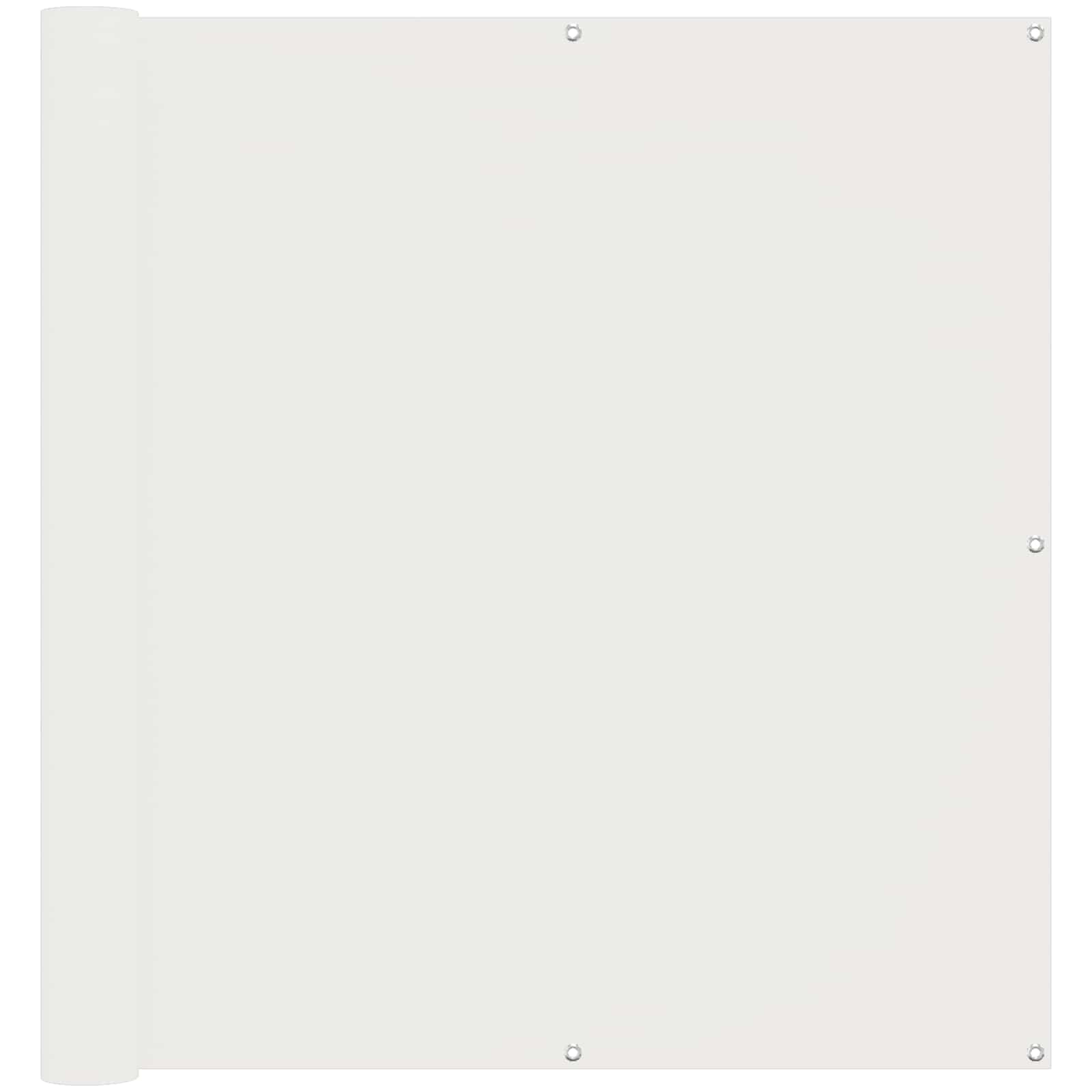 Balkon Scherm Wit 110 x 500 cm Oxford Stof is nu te koop bij PeponiXL, paradijselijk wonen!