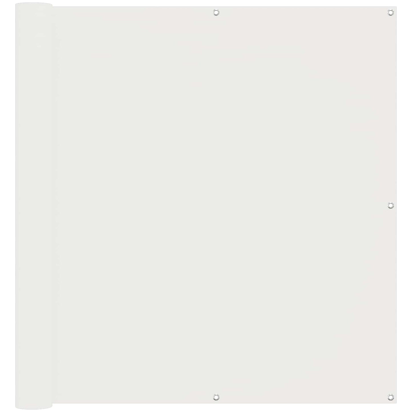 Balkon Scherm Wit 120 x 200 cm PU gecoat oxford alu is nu te koop bij PeponiXL, paradijselijk wonen!
