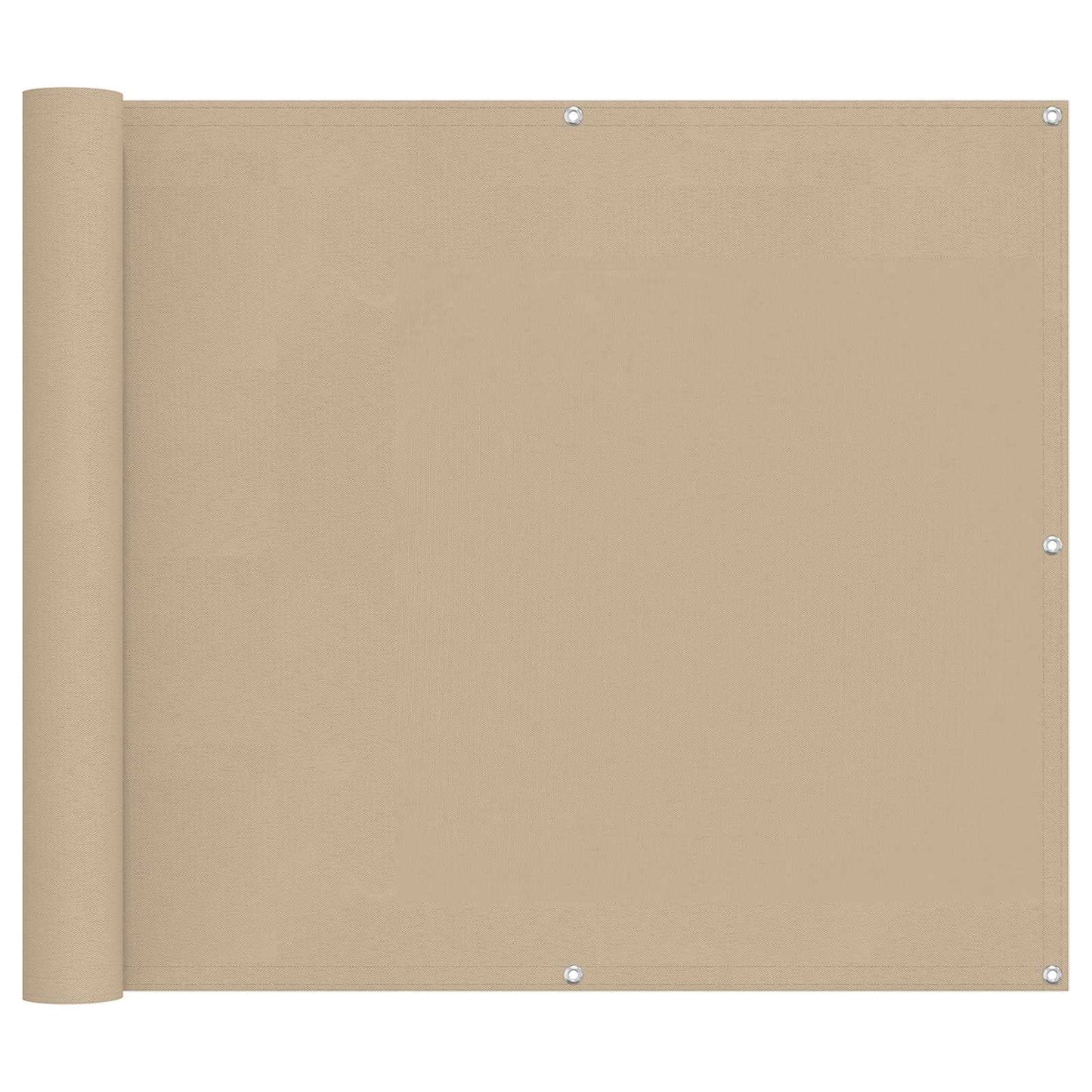 Balkon Scherm Beige 100 x 300 cm Oxford Stof is nu te koop bij PeponiXL, paradijselijk wonen!