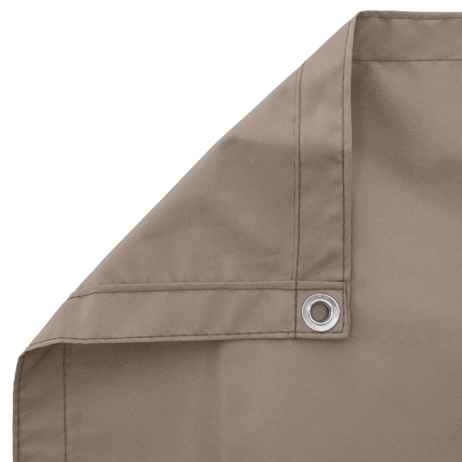 Balkon Scherm Taupe 100 x 1000 cm Oxford Stof is nu te koop bij PeponiXL, paradijselijk wonen!