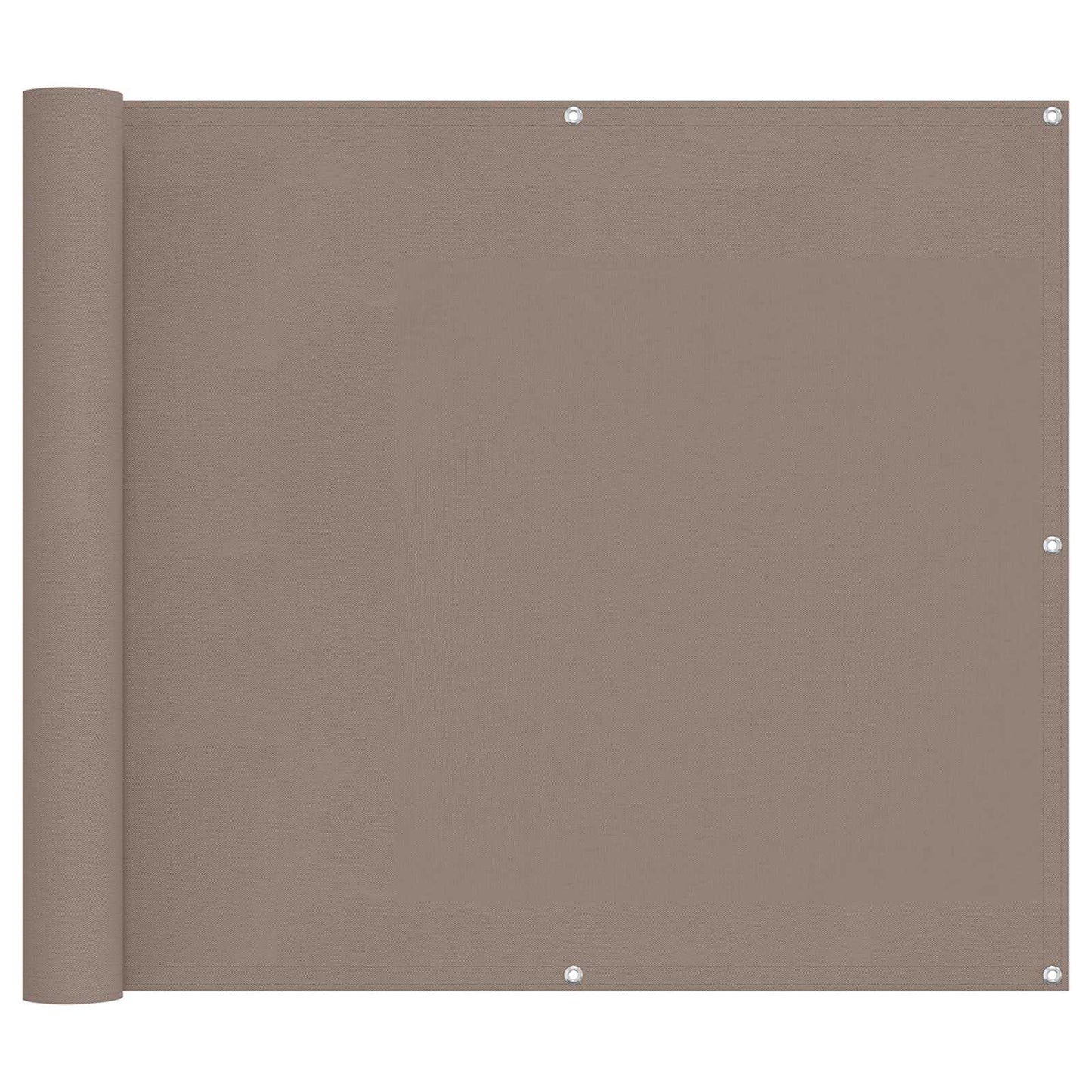 Balkon Scherm Taupe 100 x 1000 cm Oxford Stof is nu te koop bij PeponiXL, paradijselijk wonen!