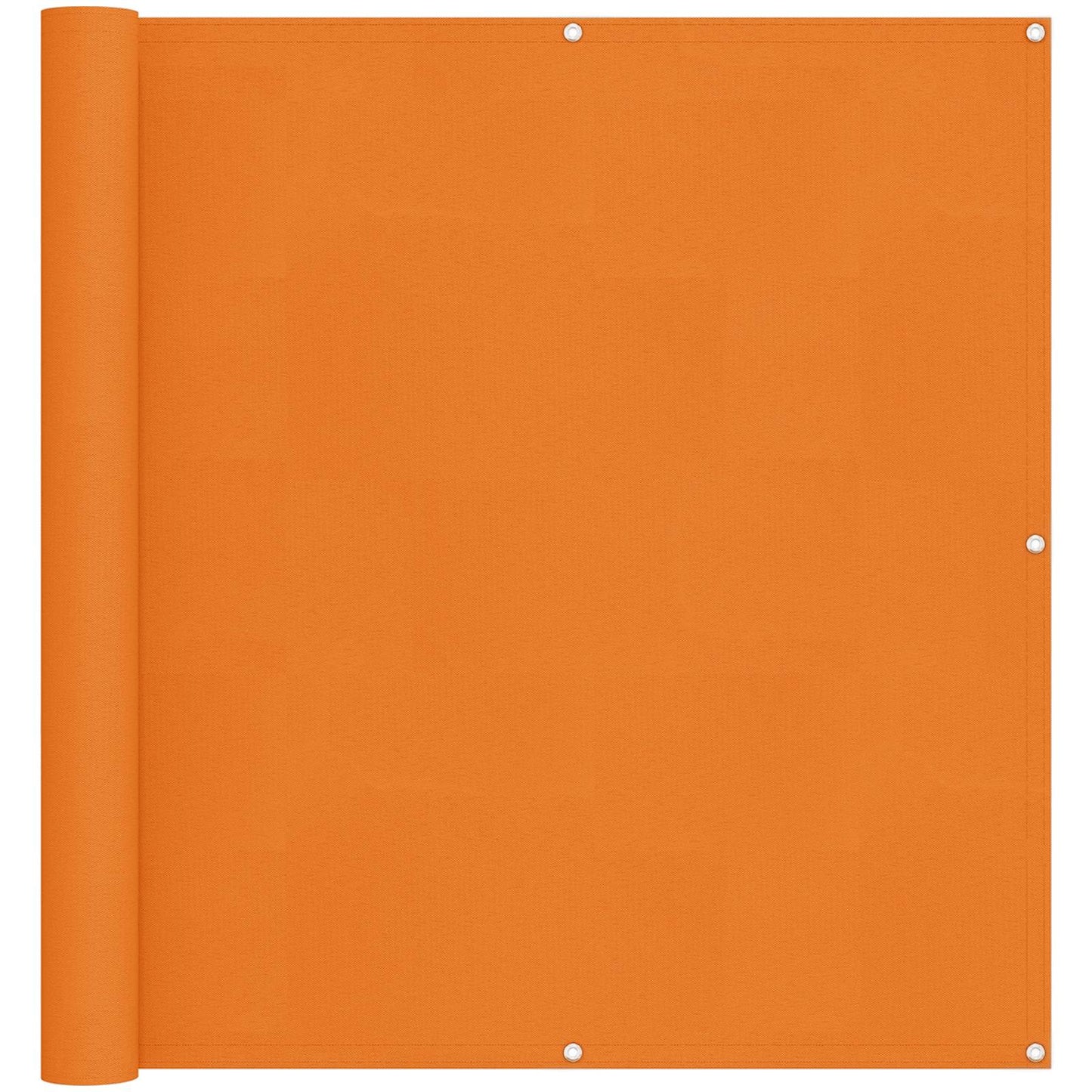 Balkon Scherm Oranje 120 x 200 cm PU gecoat oxford alu is nu te koop bij PeponiXL, paradijselijk wonen!