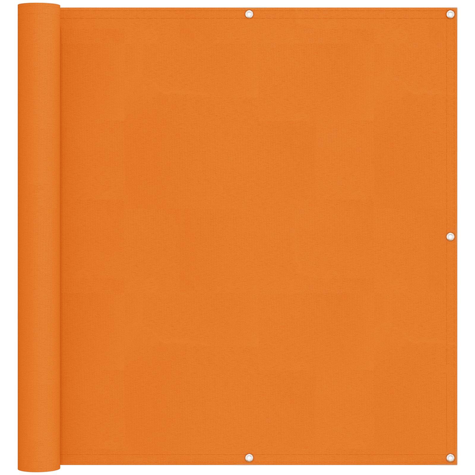 Balkon Scherm Oranje 120 x 200 cm PU gecoat oxford alu is nu te koop bij PeponiXL, paradijselijk wonen!