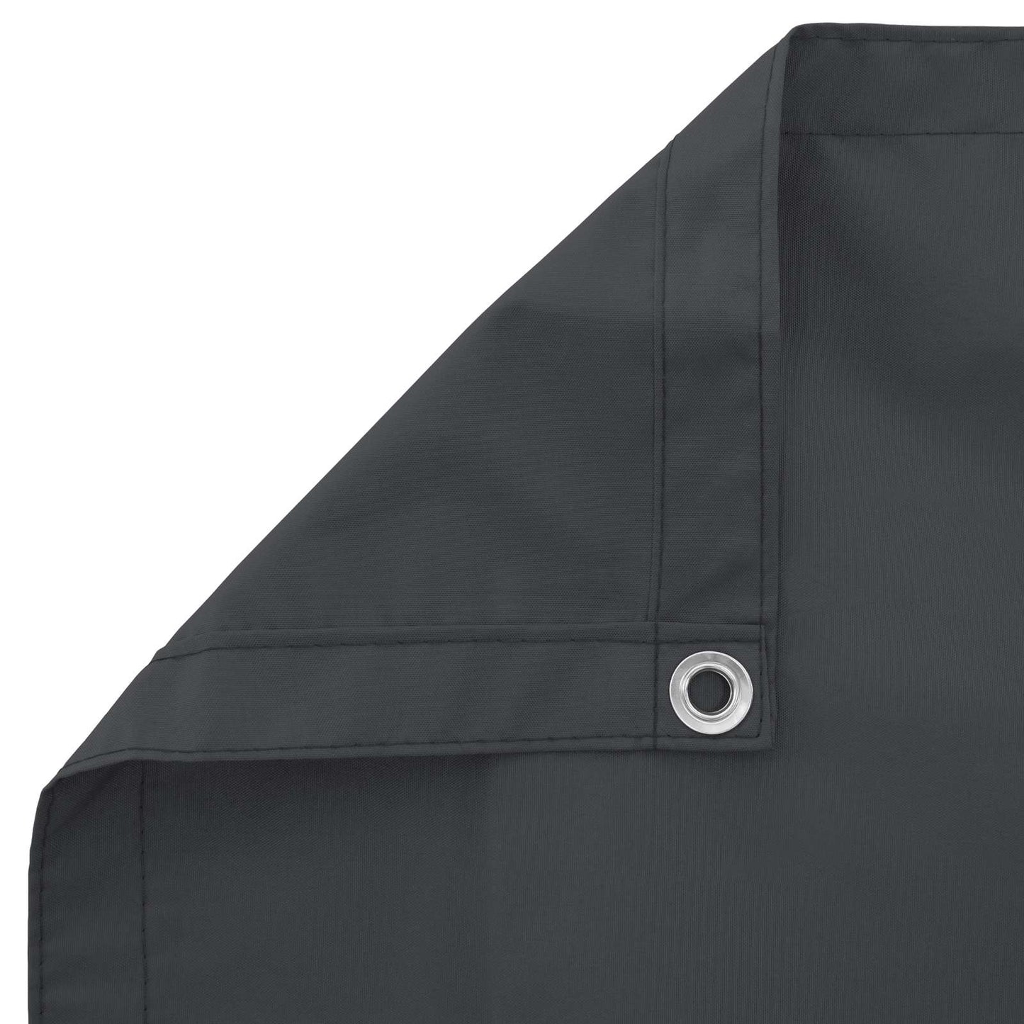 Balkon Scherm Zwart 90 x 200 cm PU gecoat oxford alu is nu te koop bij PeponiXL, paradijselijk wonen!