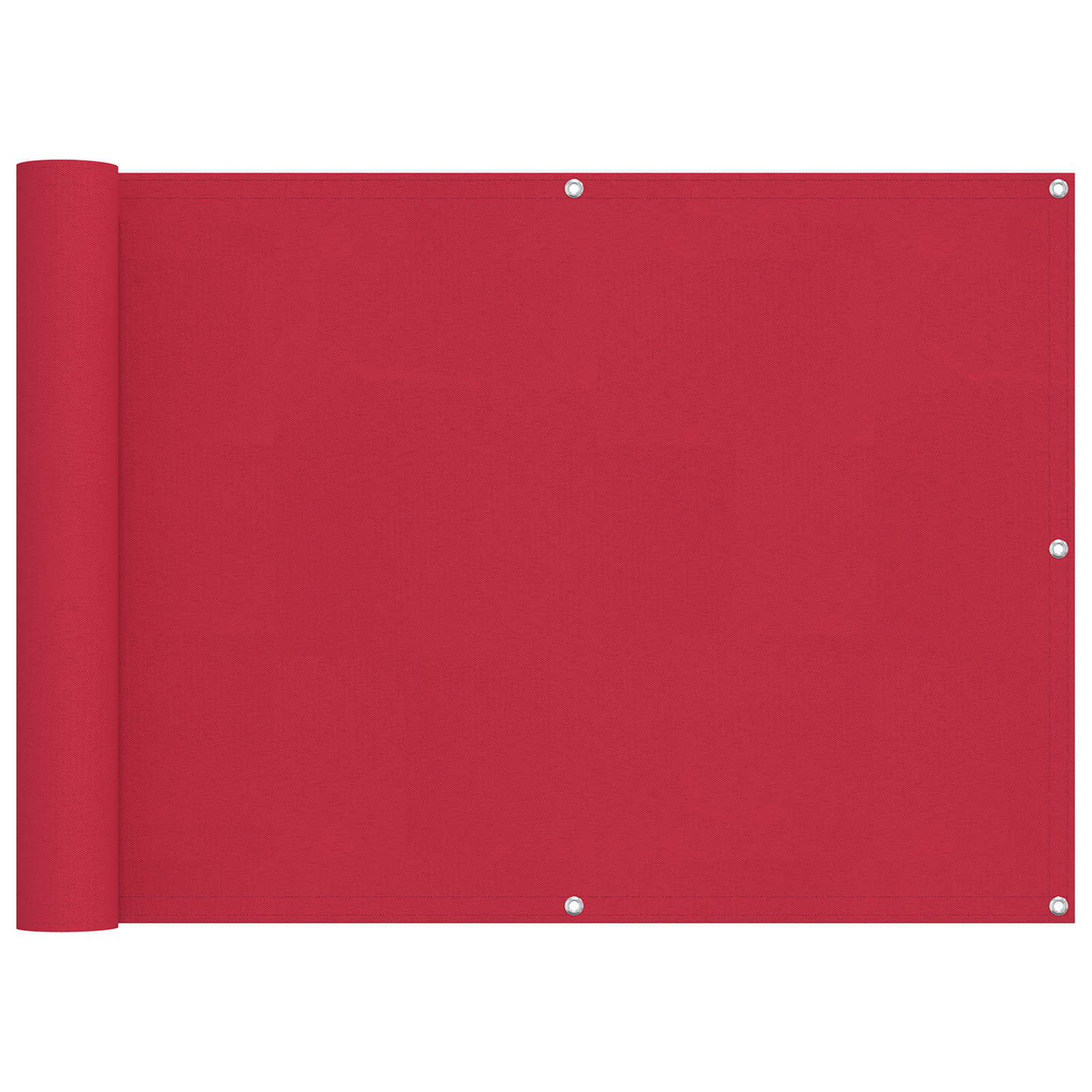 Balkon Scherm Bordeauxrood 75 x 500 cm PU gecoat oxford alu is nu te koop bij PeponiXL, paradijselijk wonen!