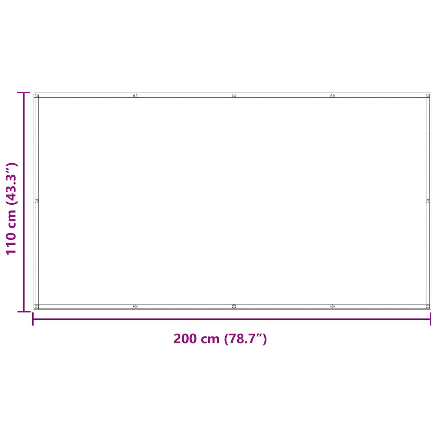 Balkon Scherm Bordeauxrood 110 x 200 cm Oxford Stof is nu te koop bij PeponiXL, paradijselijk wonen!