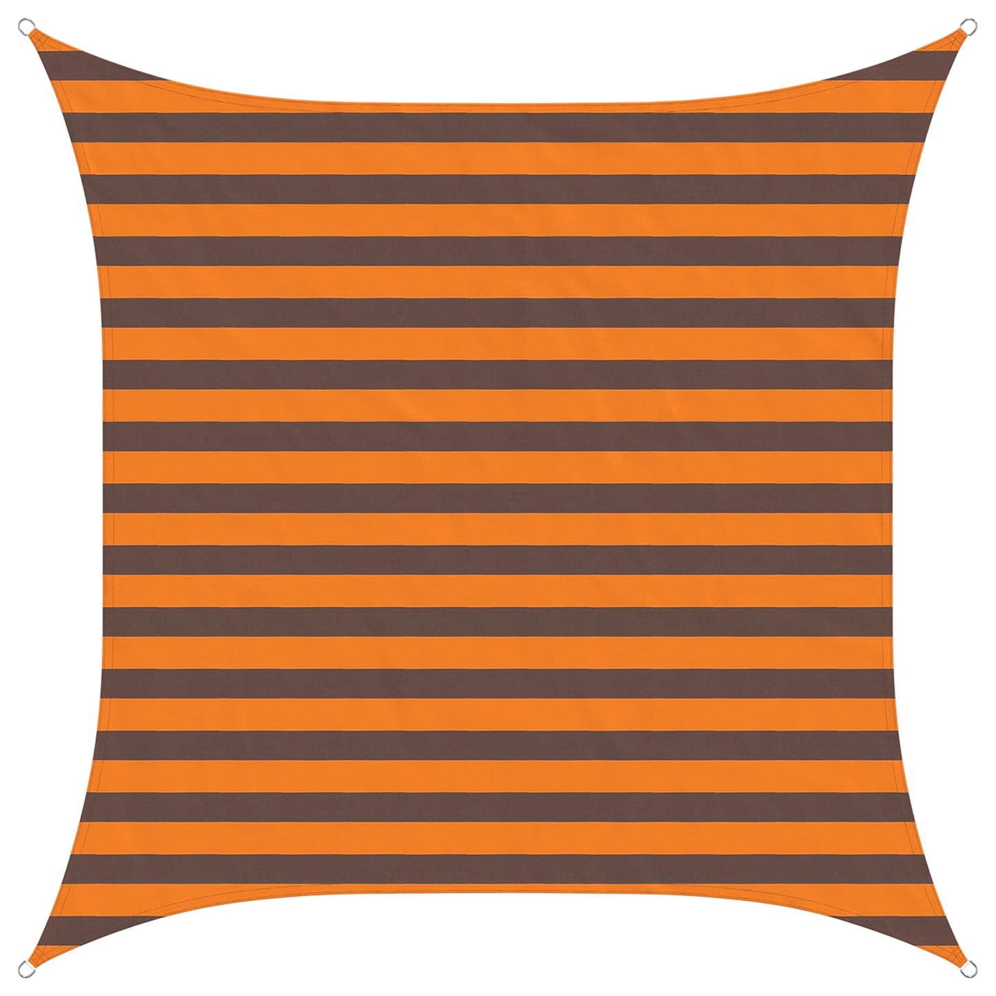 Zonneschaduwzeil Oranje en Bruin 2 x 2 m 100% Polyester Oxford is nu te koop bij PeponiXL, paradijselijk wonen!