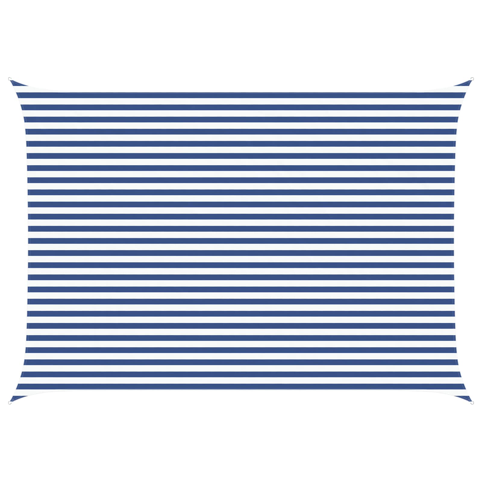 Zonneschaduwzeil Blauw en Wit 5 × 3,5 m 100% Polyester Oxford is nu te koop bij PeponiXL, paradijselijk wonen!
