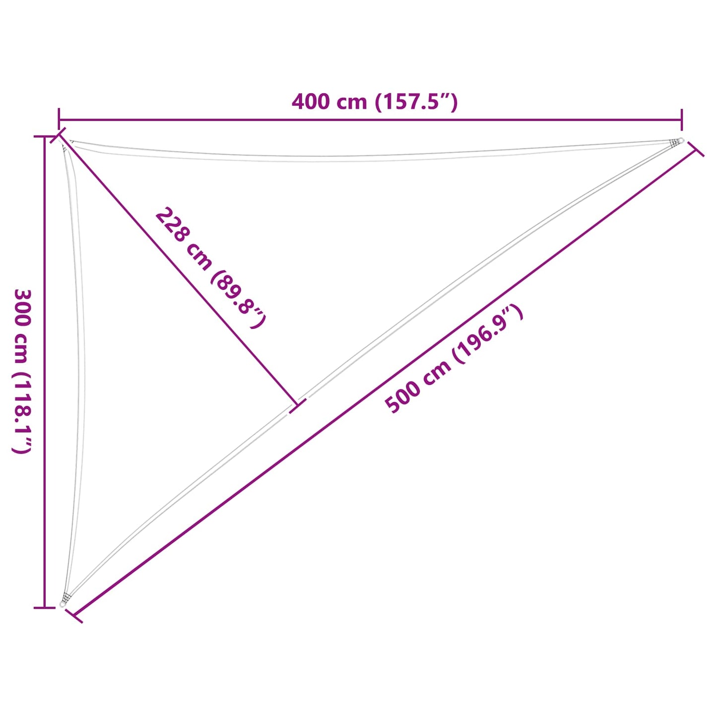 Zonneschaduwzeil Geel en Wit 3 x 4 x 5 m 100% Polyester Oxford is nu te koop bij PeponiXL, paradijselijk wonen!
