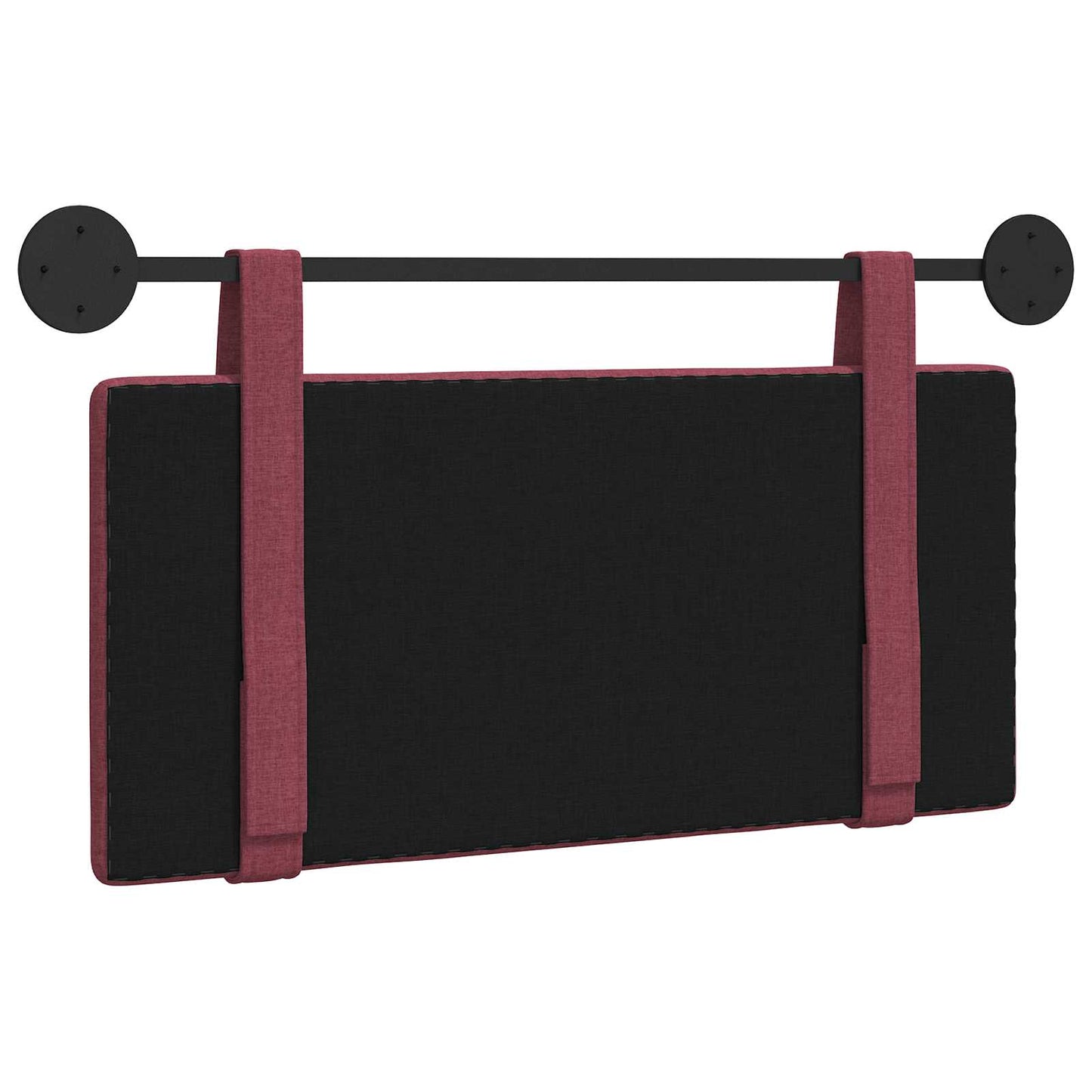 Hangend hoofdbord Wijnrood Stof is nu te koop bij PeponiXL, paradijselijk wonen!