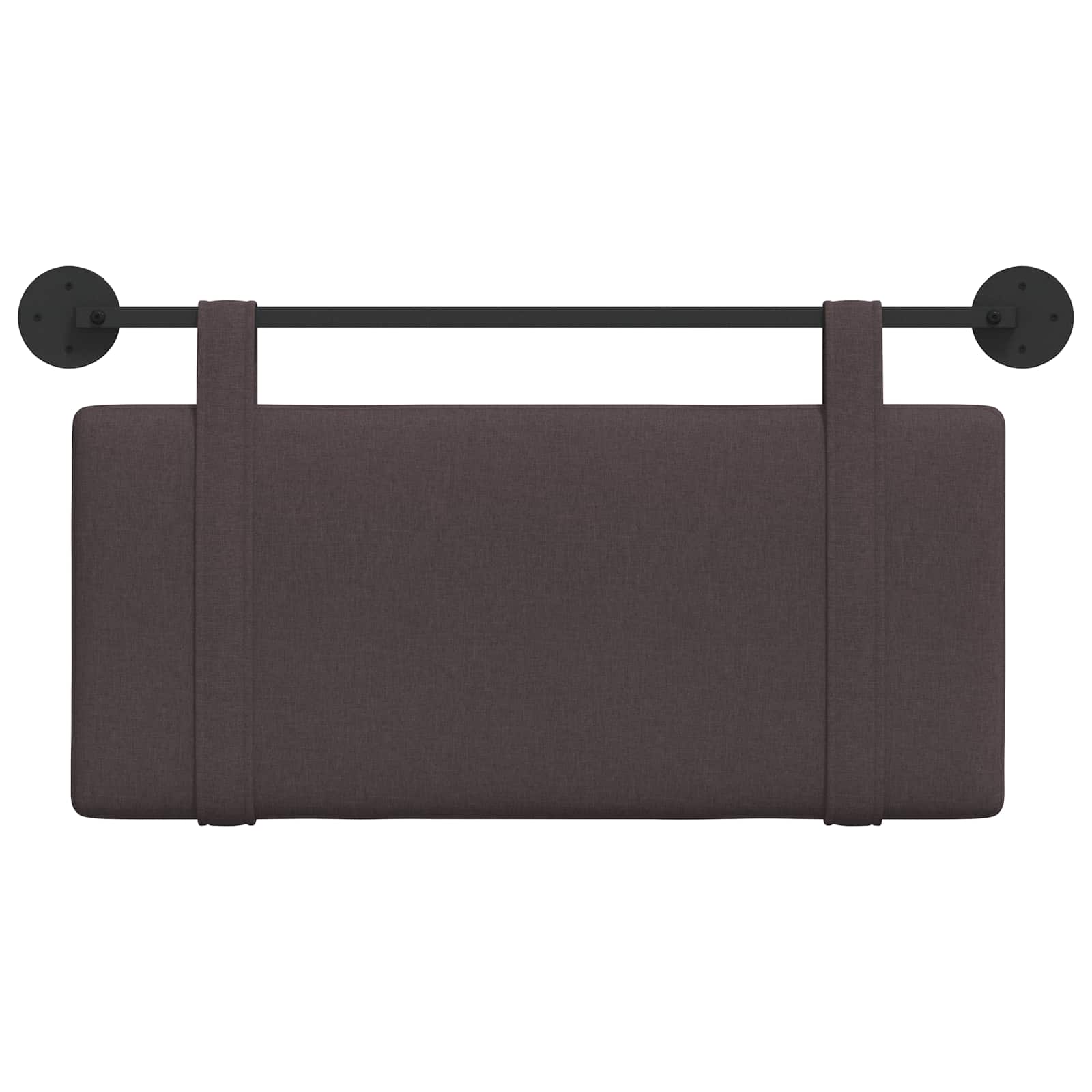 Hangend hoofdbord Donkerbruin Stof is nu te koop bij PeponiXL, paradijselijk wonen!