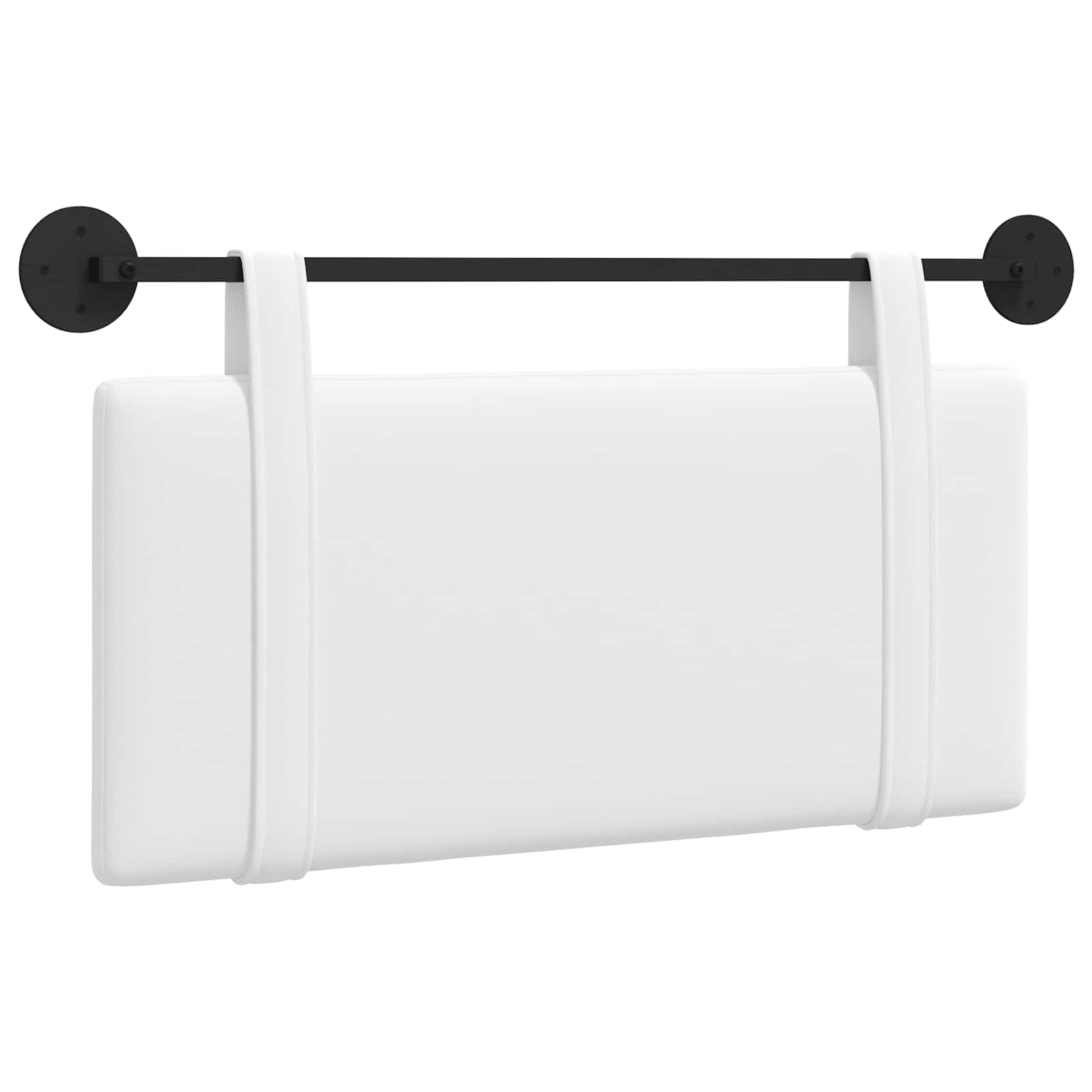 Hangend hoofdbord Wit Stof is nu te koop bij PeponiXL, paradijselijk wonen!