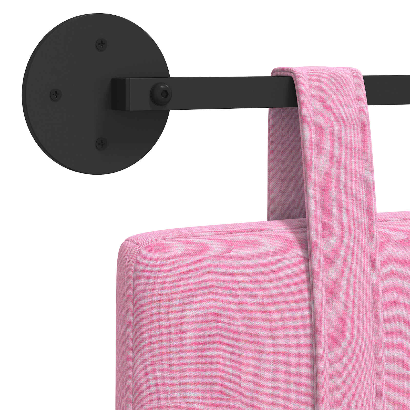 Hangend hoofdbord Roze Stof is nu te koop bij PeponiXL, paradijselijk wonen!