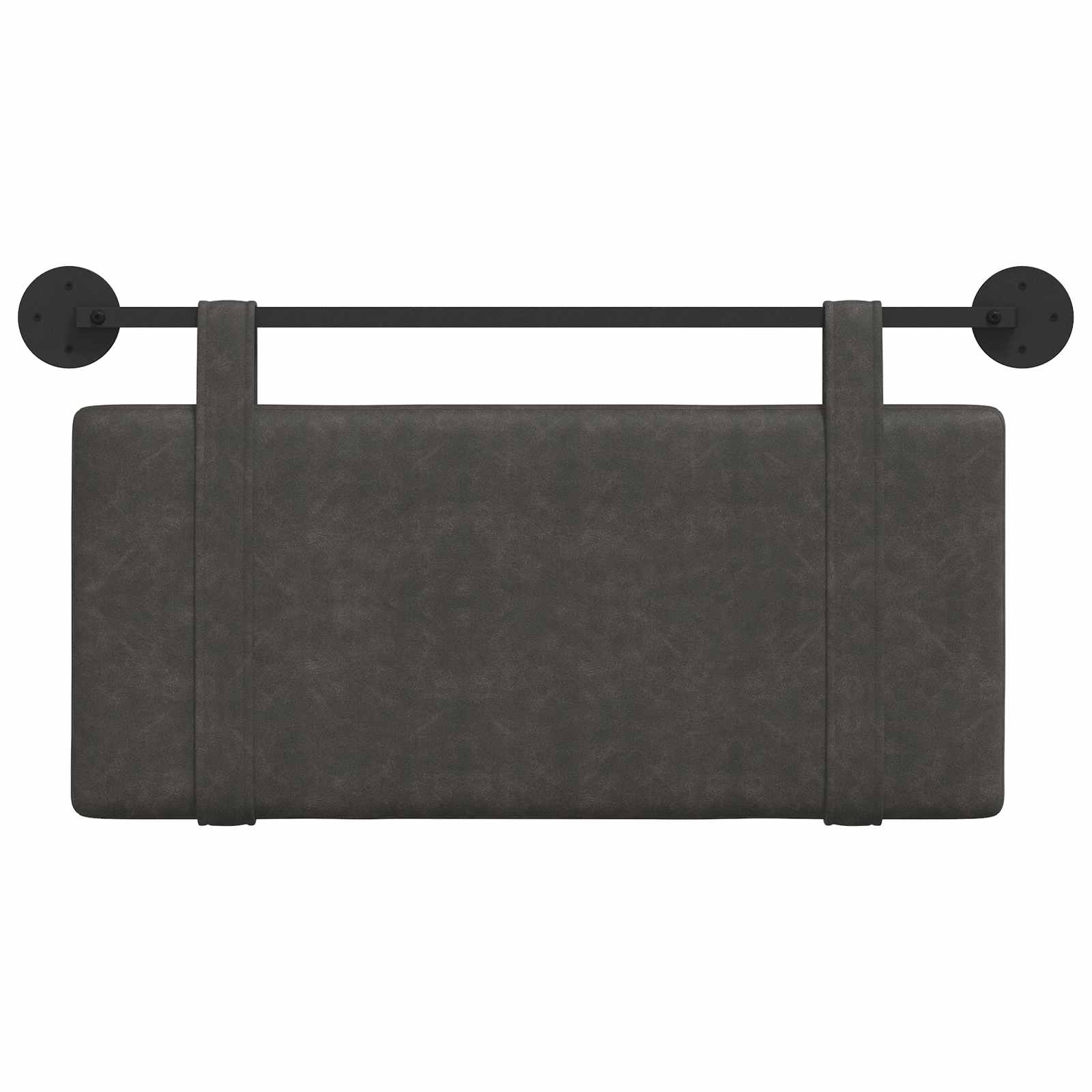 Hangend hoofdbord Zwart Antiek PU is nu te koop bij PeponiXL, paradijselijk wonen!